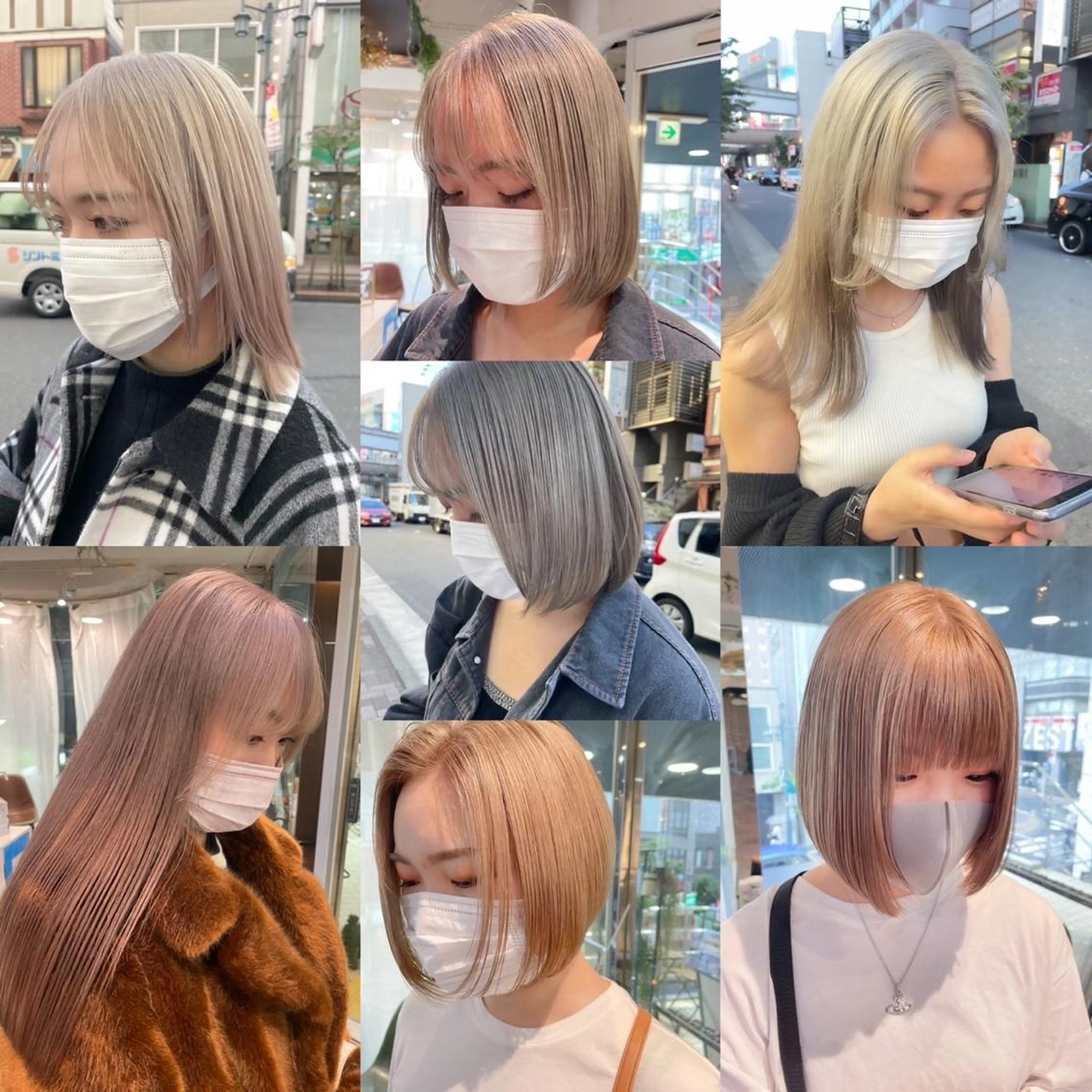 カラー 💖デザインカラー/ タダ ハナカ💖のヘアスタイル