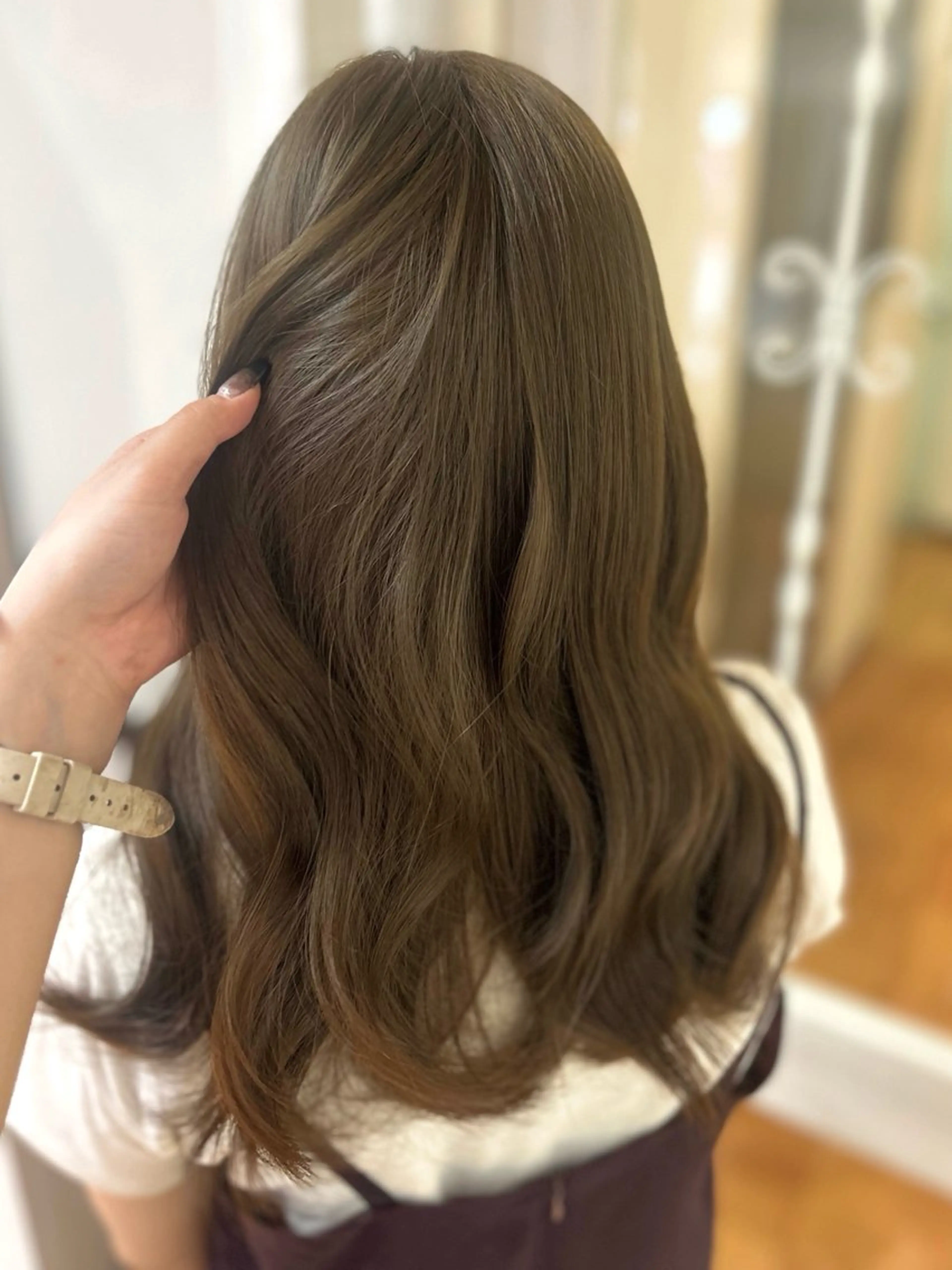 カラー ベージュカラー ヘーゼル ヘアカラー CIEL 難波店所属・🎀透明感/レイヤ ー/Kotona🎀のヘアスタイル