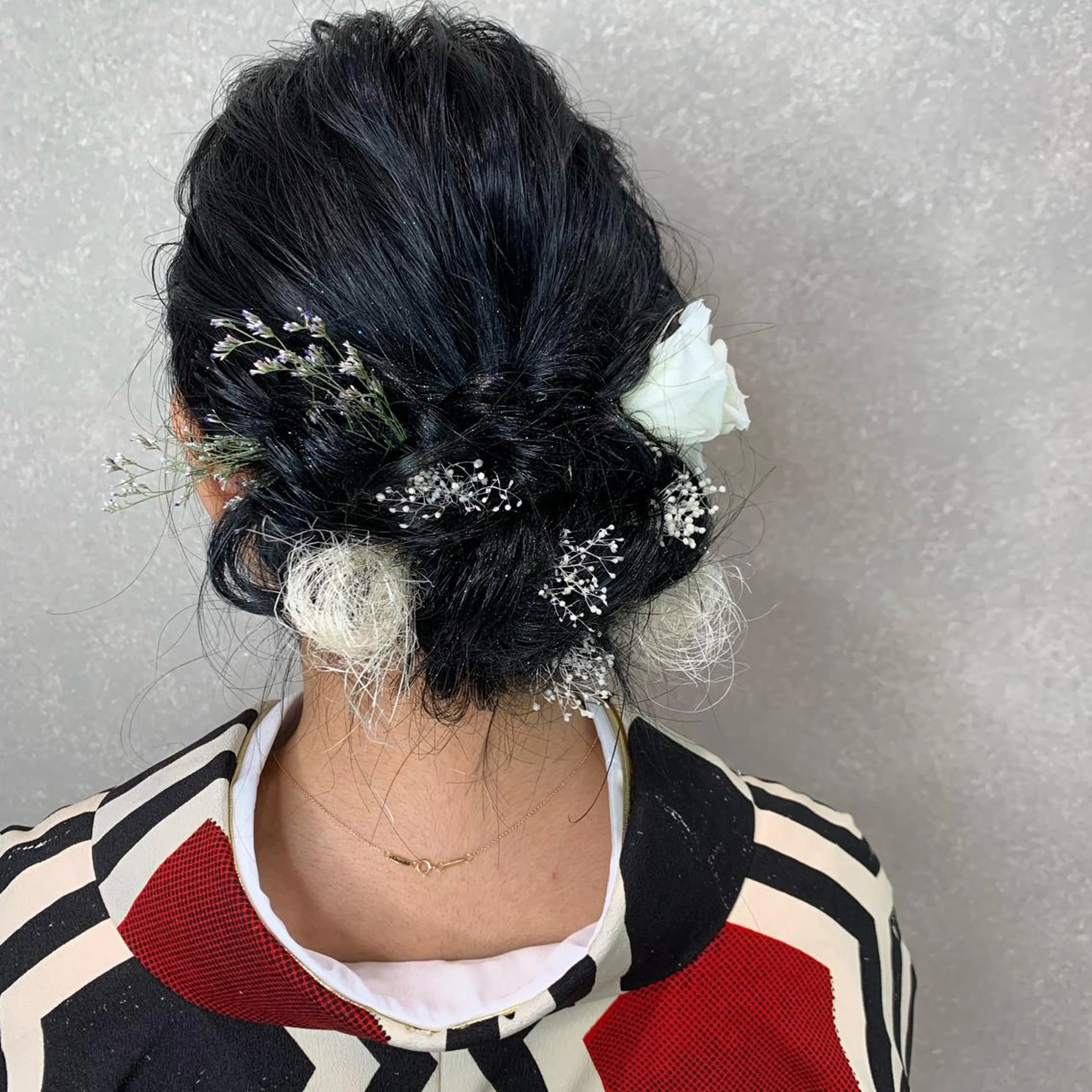 ロング ヘアアレンジ ヘアセット 【淡色color/ nail】maikoのネイルデザイン