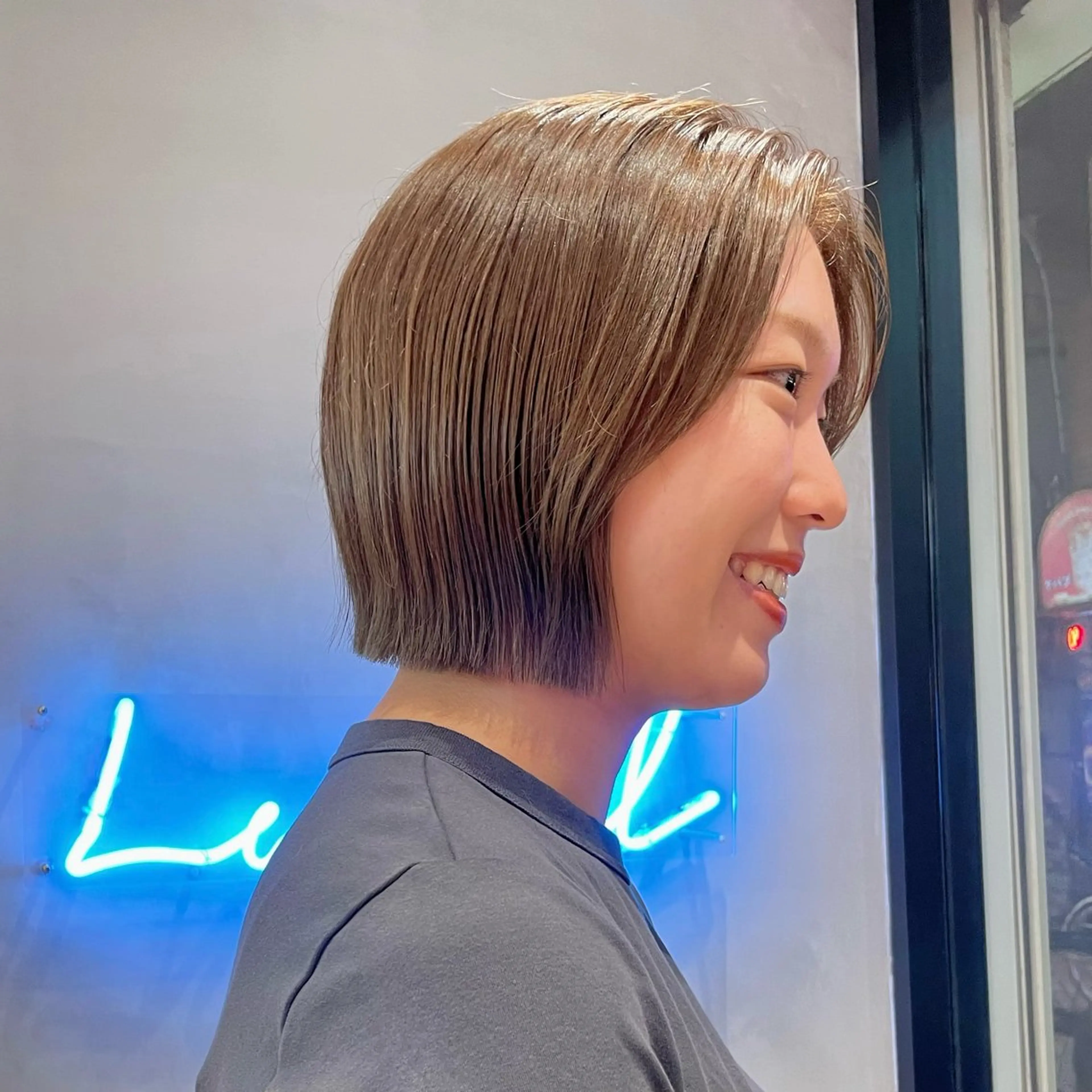 ショート Misaki /ボブ/縮毛矯正のヘアスタイル