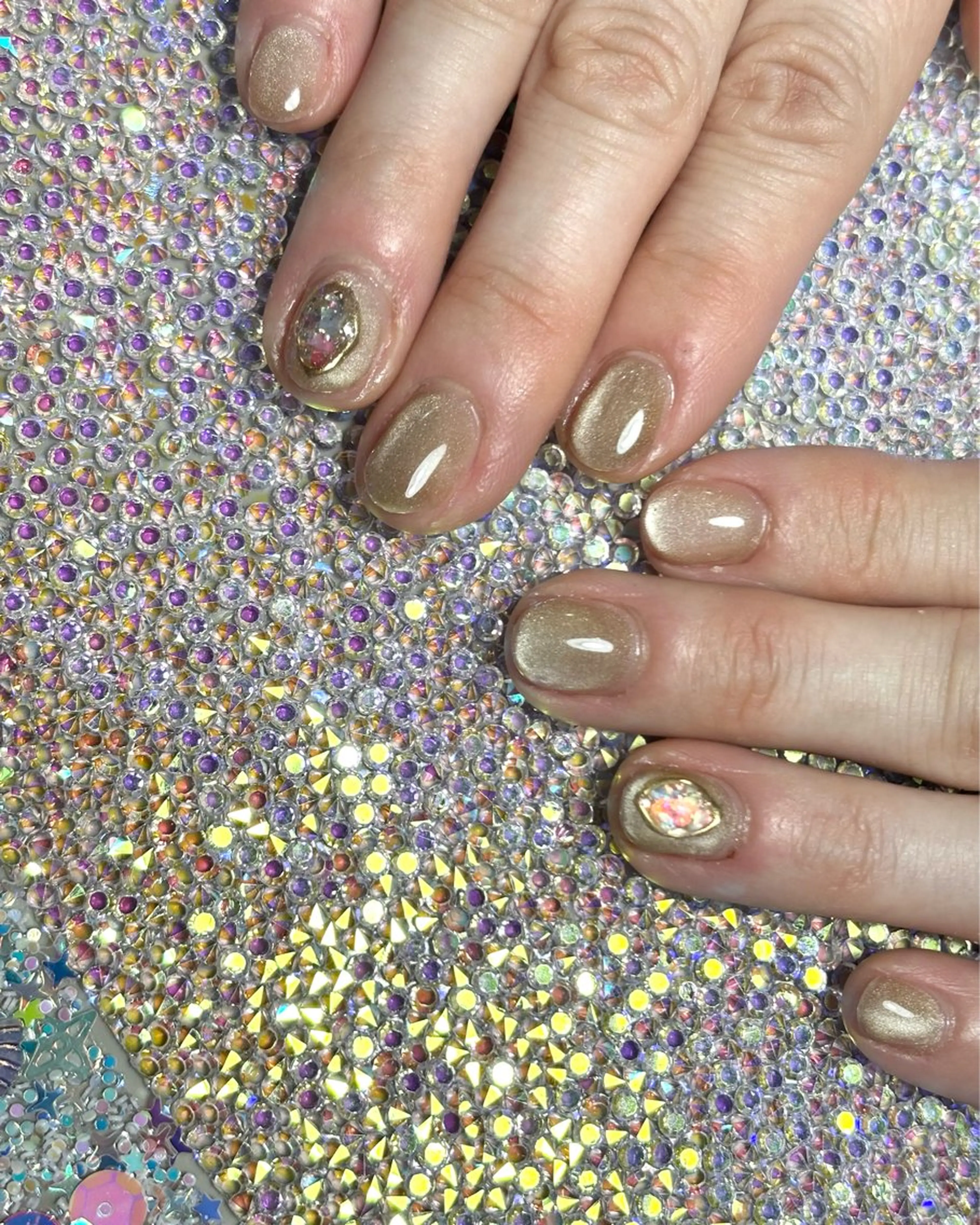 ネイル アートネイル マグネットネイル Nail&Spa SeaGlass所属・SeaGlass tomoのネイルデザイン