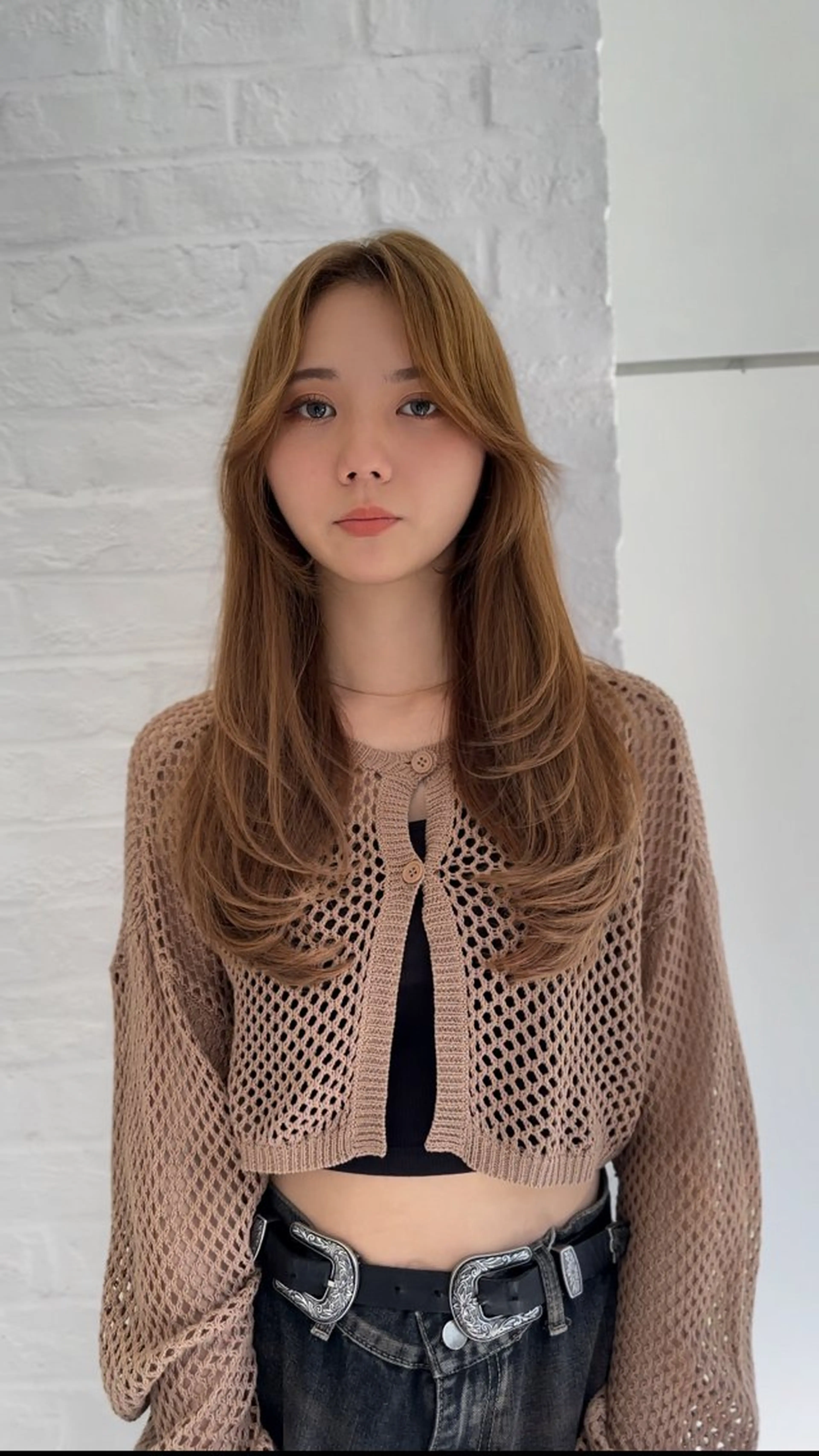 ロング 前髪顔まわりカット 🌈中村海聖のヘアスタイル