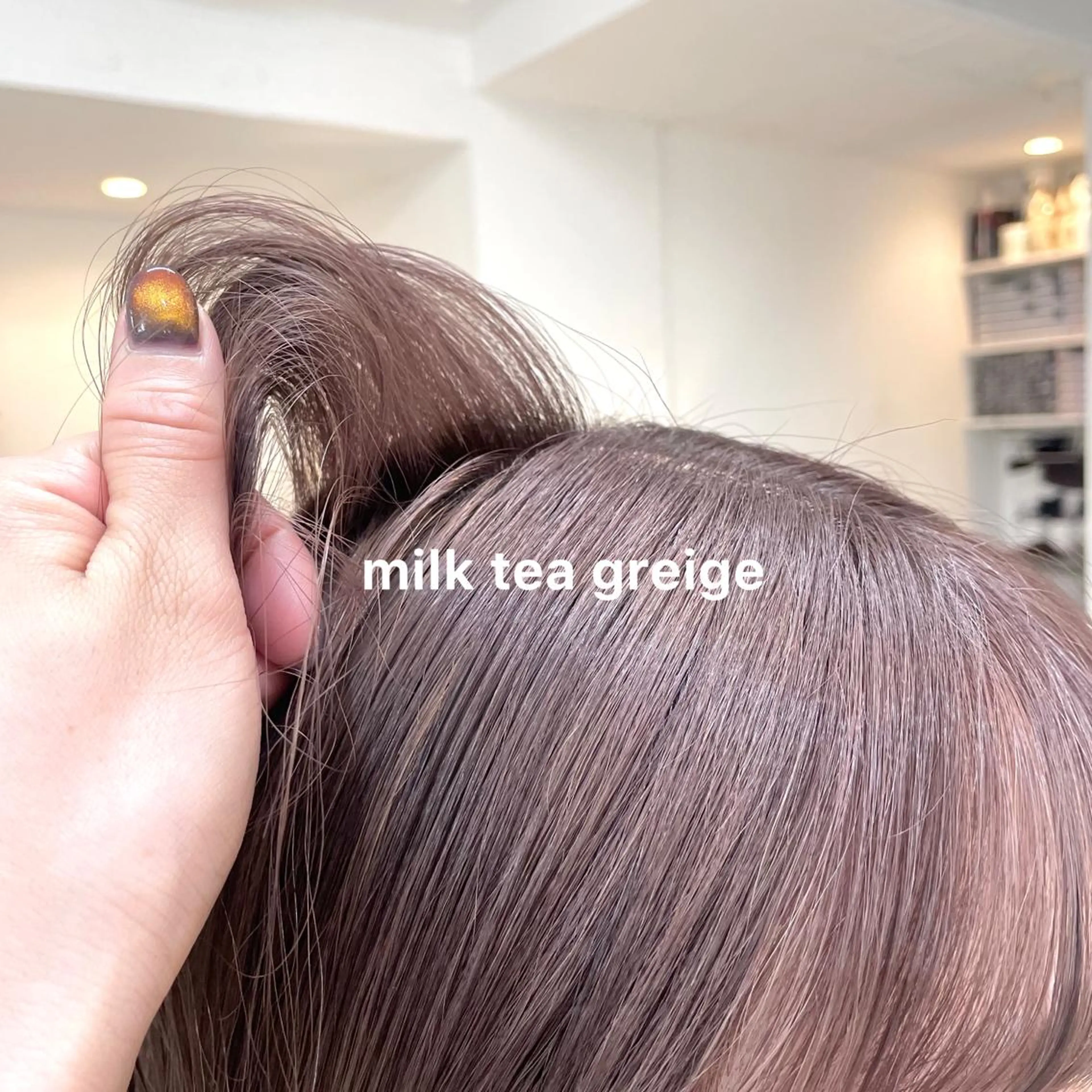 カラー 暖色カラー推し/ トヤエリコのヘアスタイル