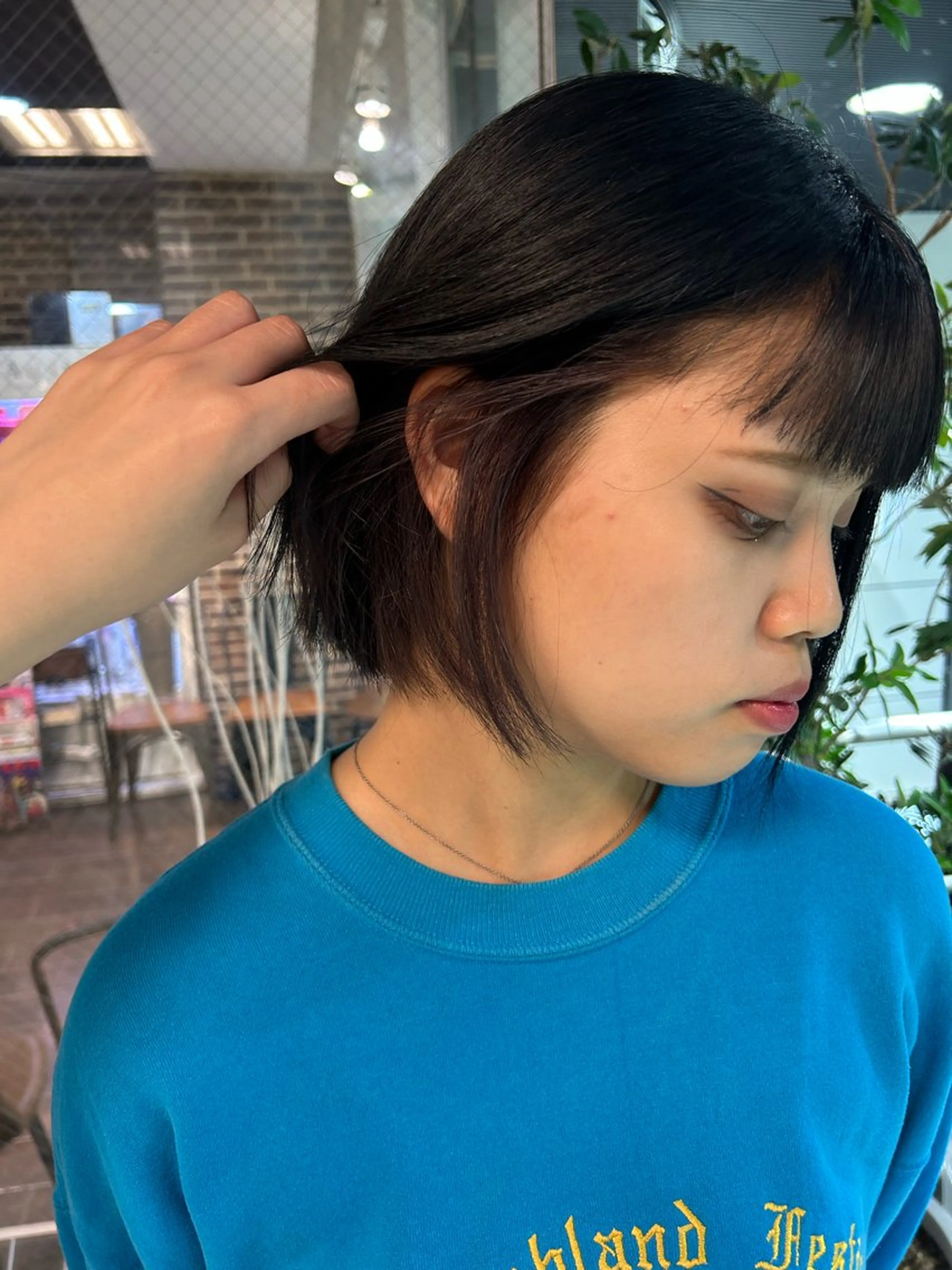 ショート 韓国風カラー 学生 髪質改善 韓国風ヘア トリートメント メンズスタイル Hitomi🐶のヘアスタイル