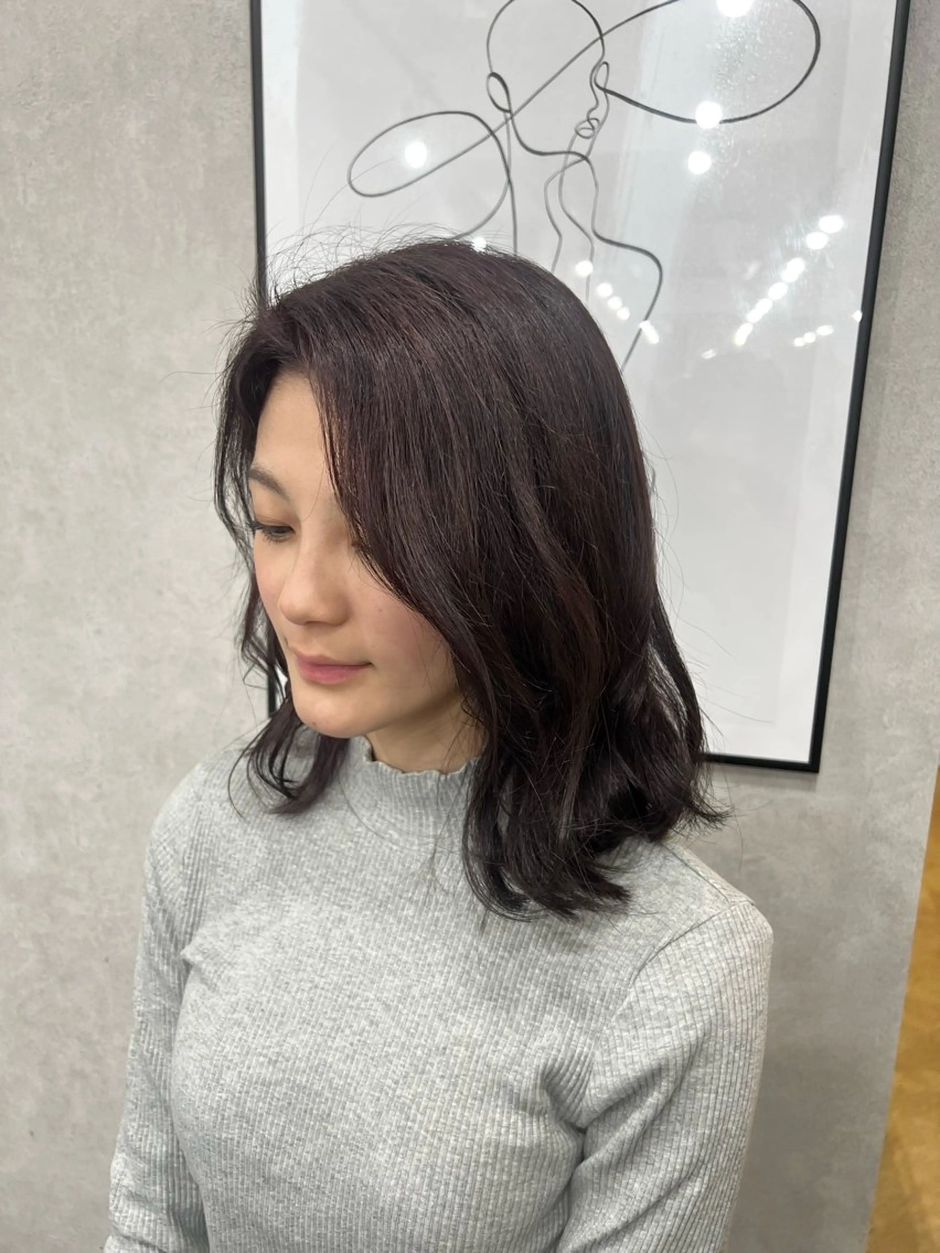 ミディアム ANNA 🦋‪‎🤍のヘアスタイル