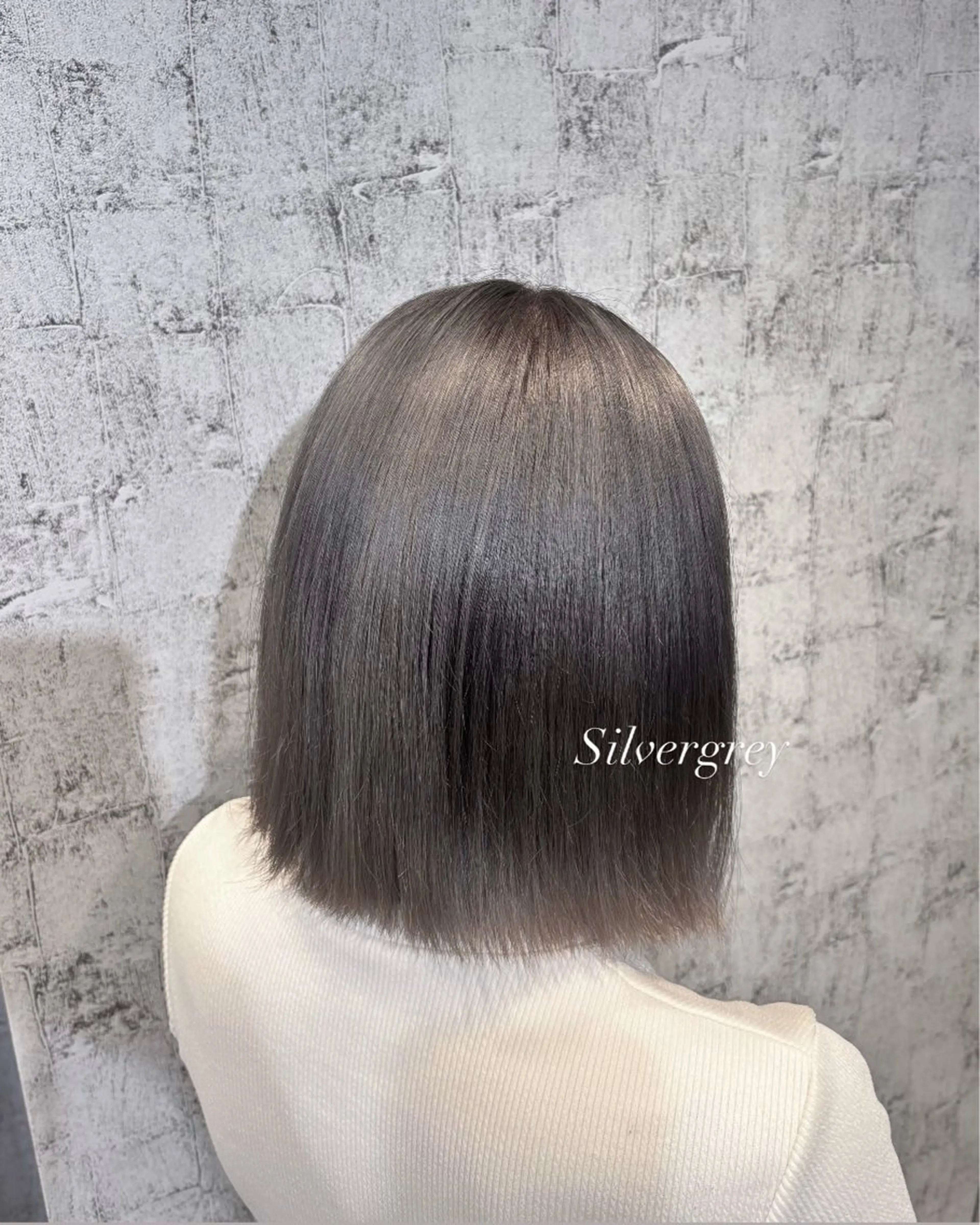 カラー ブリーチ ダブルカラー シルバー ヘアカラー ダブルカラー🎀 / 髪質改善🪞✨/伽音のヘアスタイル