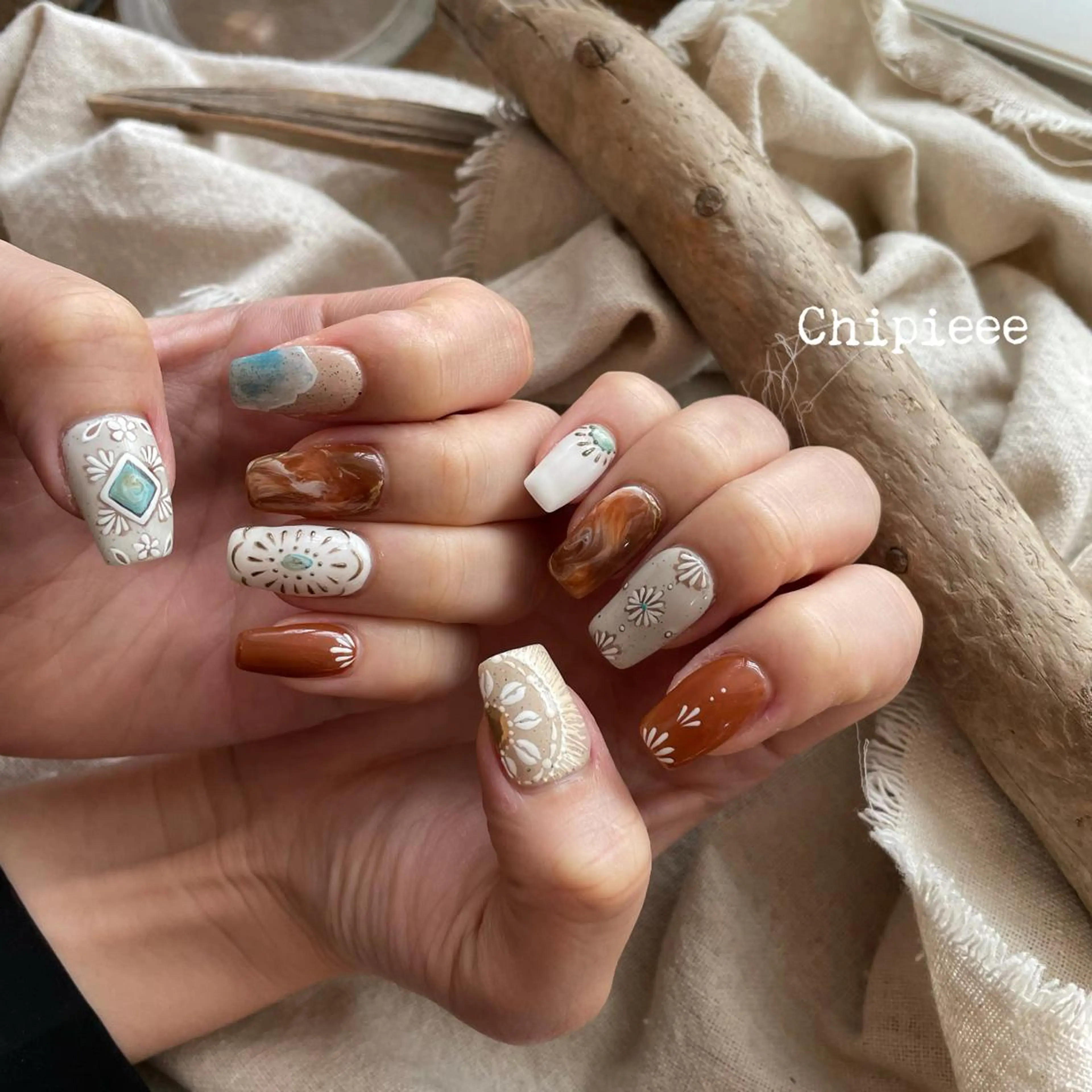 ネイル ハンドネイル revia所属・ERI Nailistのネイルデザイン