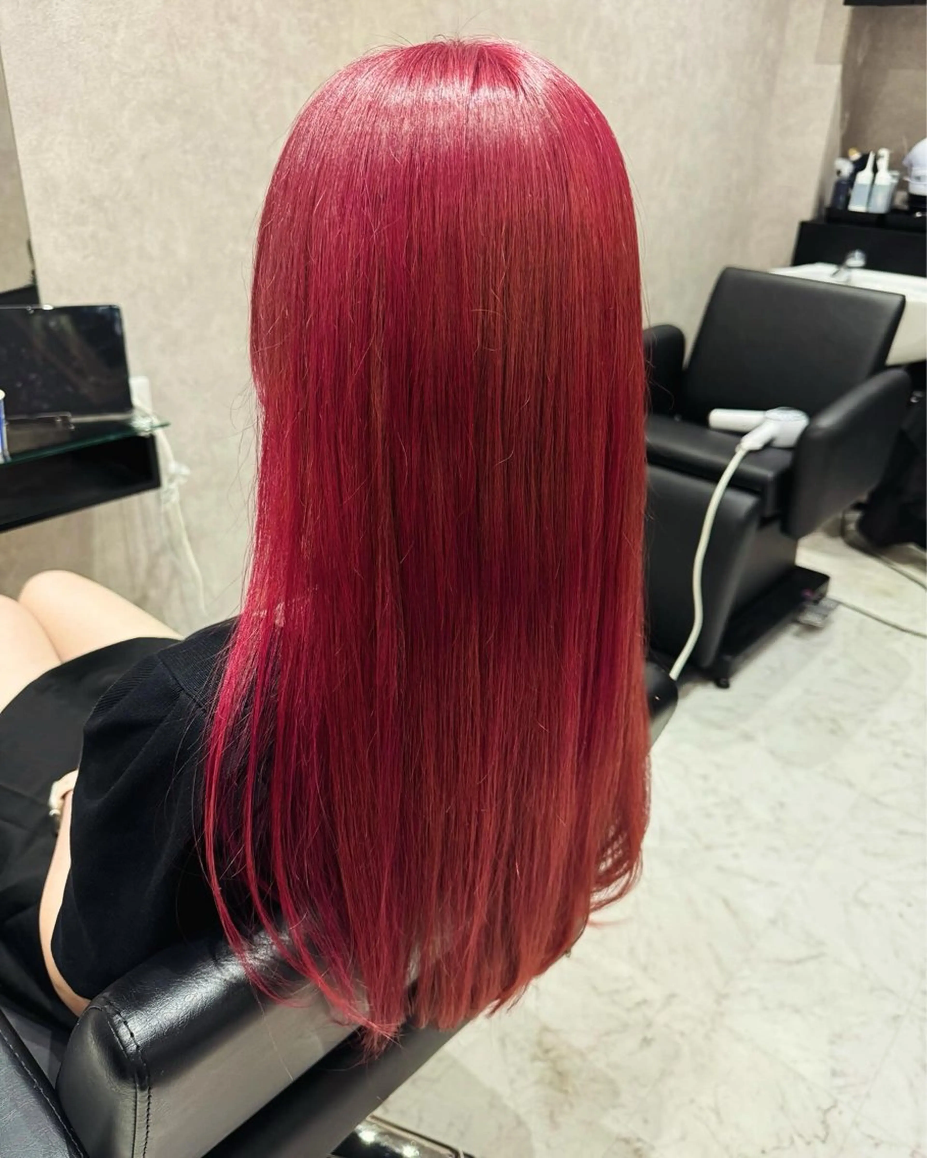 ロング カラー ブリーチ ピンクカラー ヘアカラー トリートメント 韓国ヘアー🦄ྀི オタク美容師🌈山本のヘアスタイル