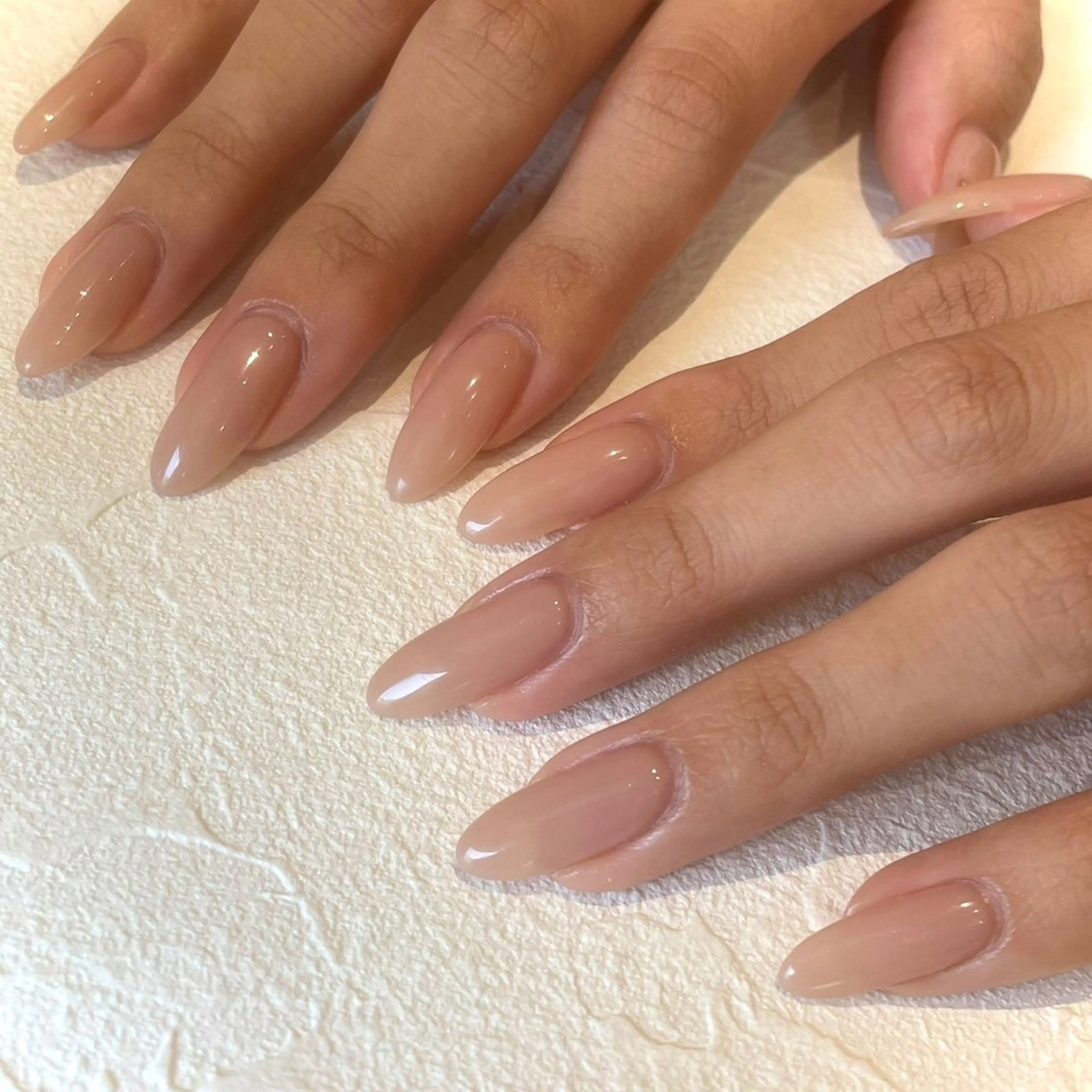 パラジェル🧡ジェルオフありワンカラーの写真