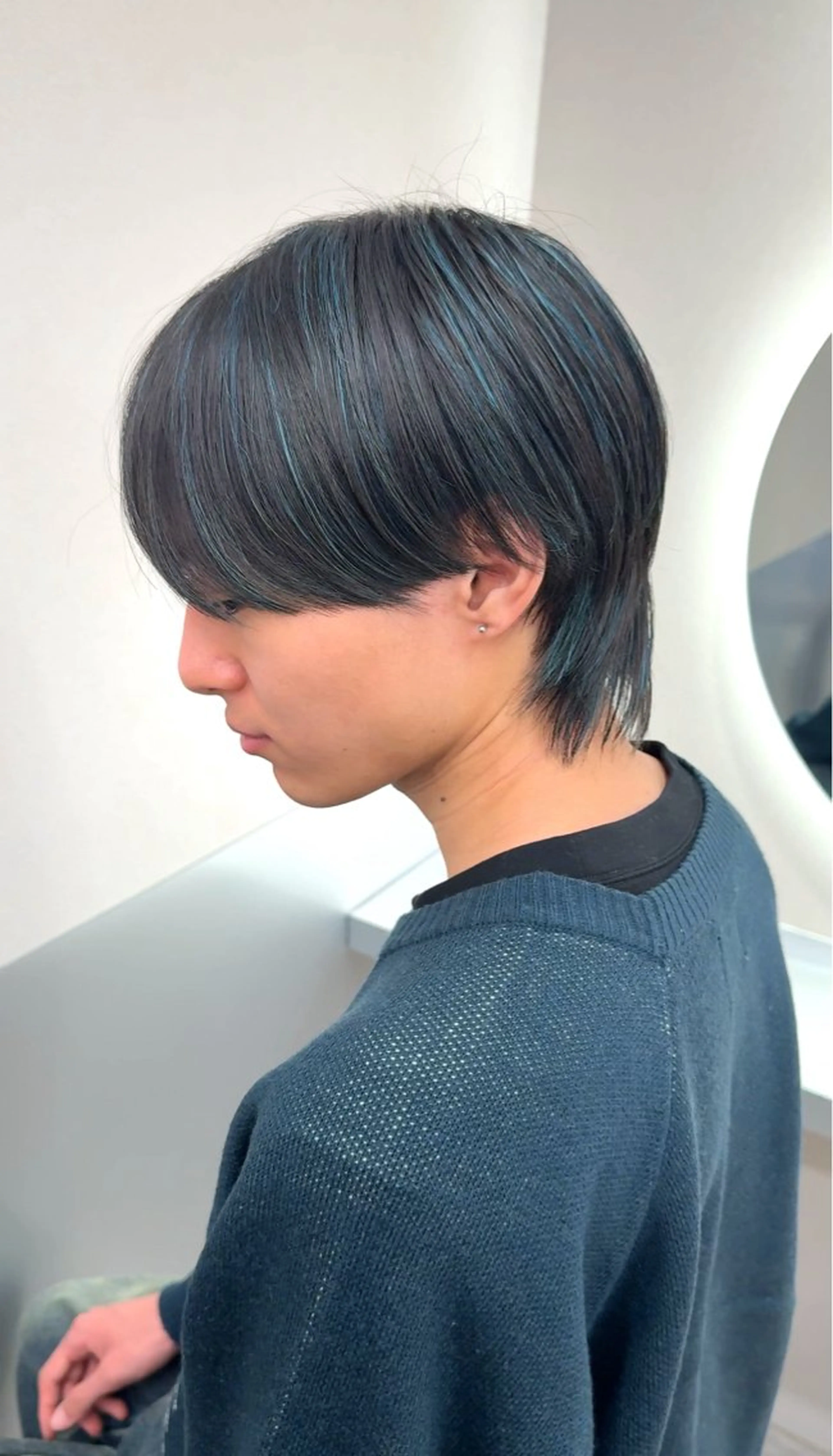 ショート カラー メンズ メンズブリーチ メンズハイライト ブリーチ ケアブリーチ ハイライトカラー ヘアカラー メンズハイライト／ 町田／パーマ／TOMのヘアスタイル