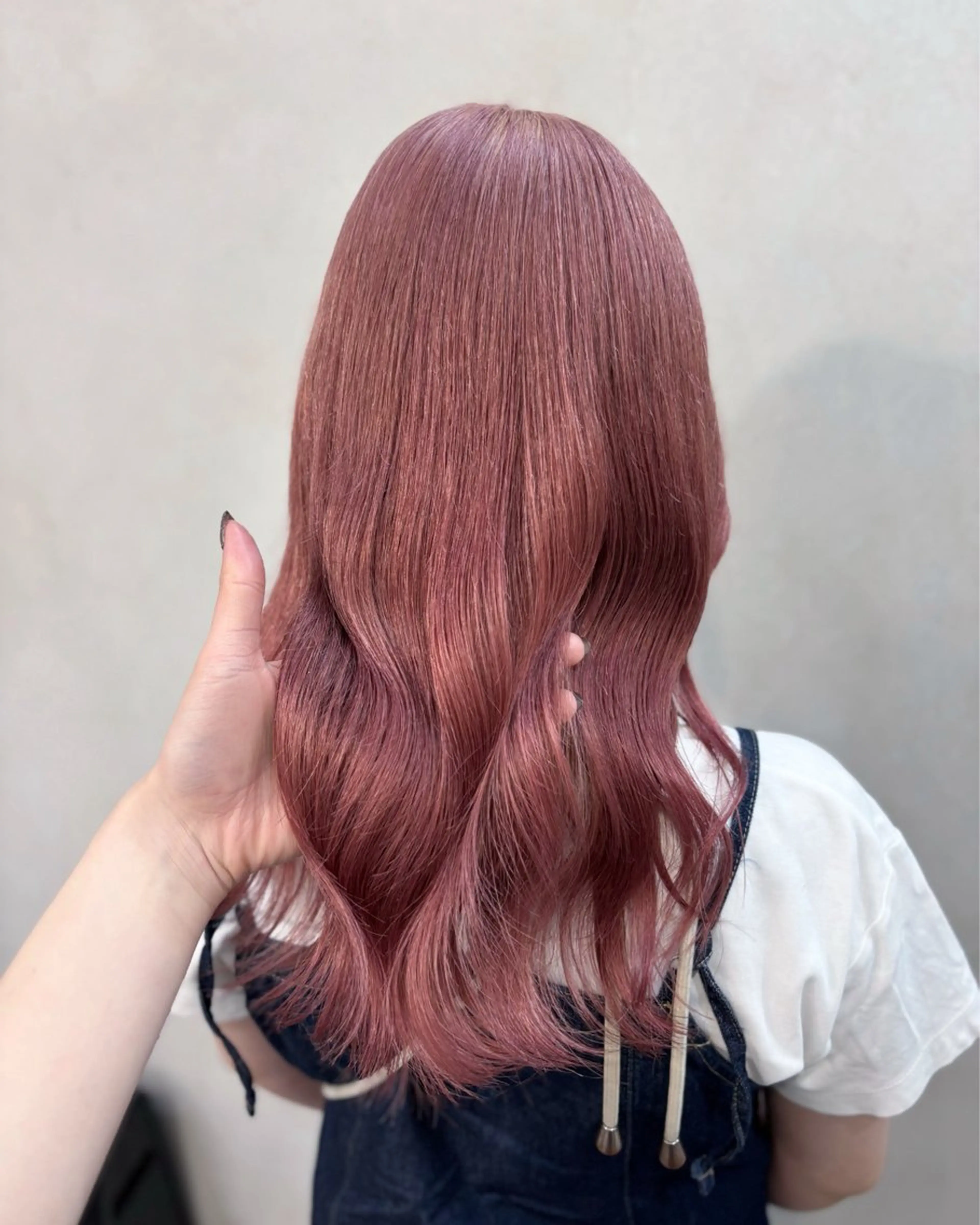 ロング カラー 杉田 涼のヘアスタイル