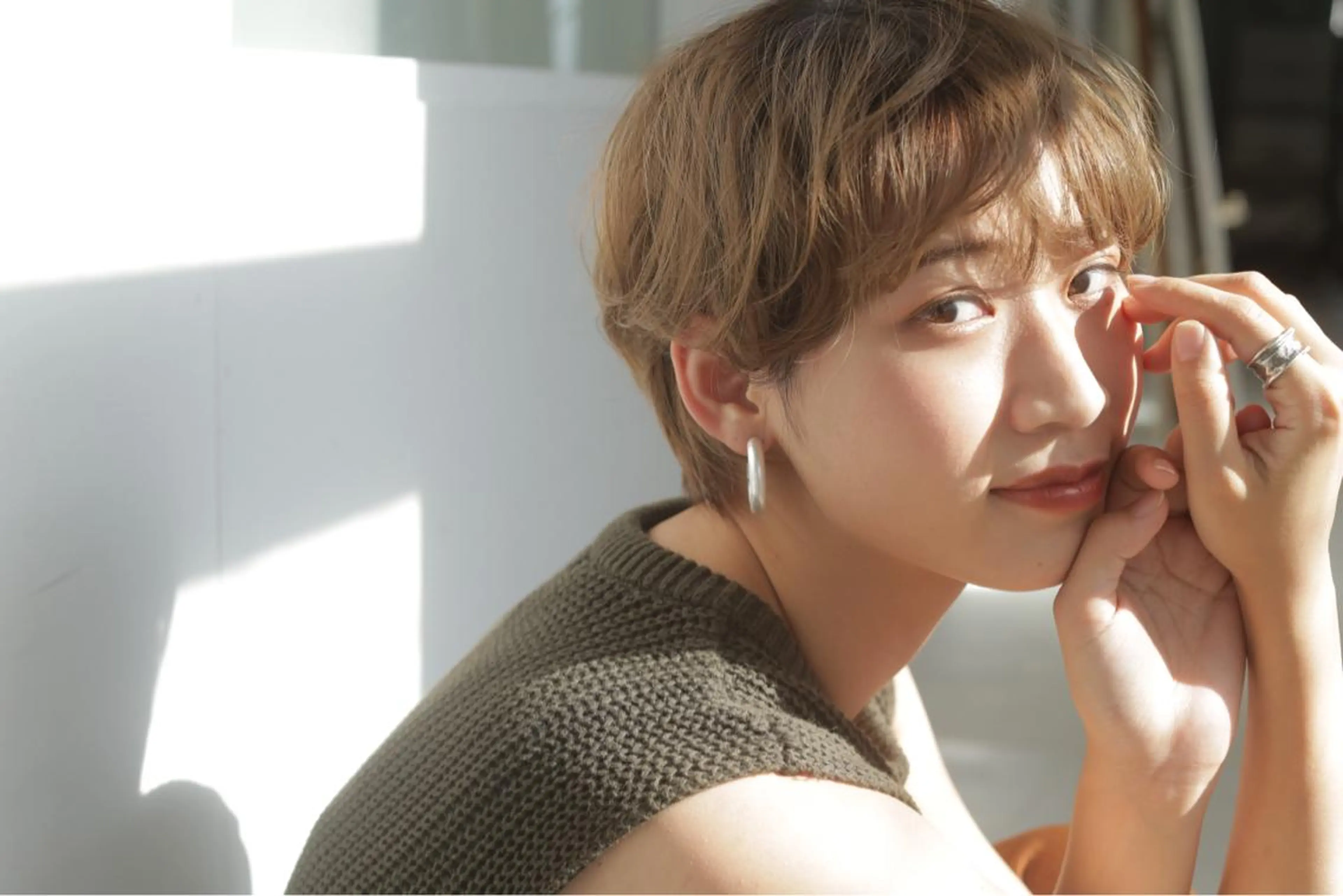 ショート カラー 保子 祐里香のヘアスタイル