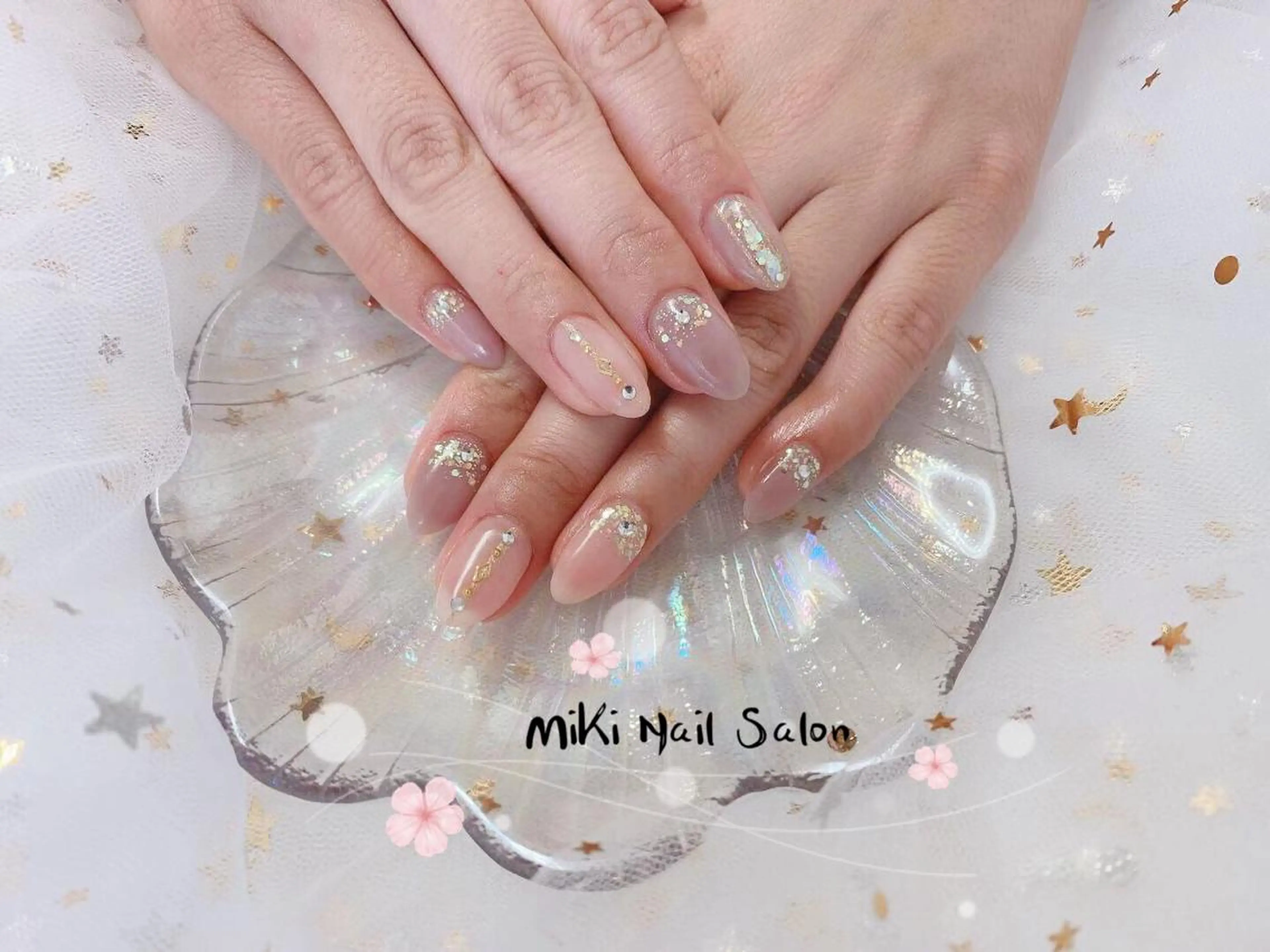 ネイル MiKi Nai池袋 長さだし得意のネイルデザイン