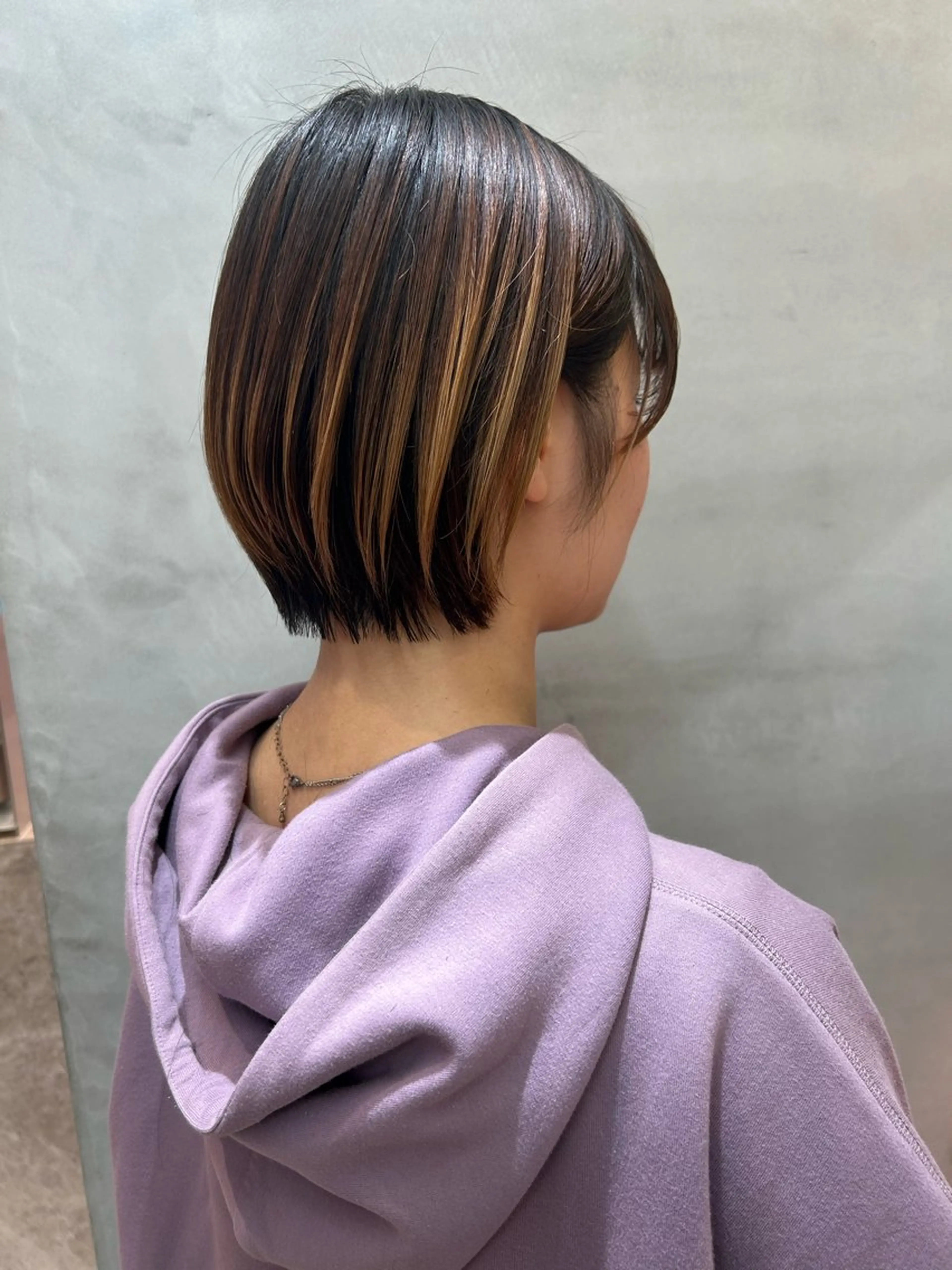 ショート レイヤー/艶髪 縮毛矯正🌱  赤石のヘアスタイル