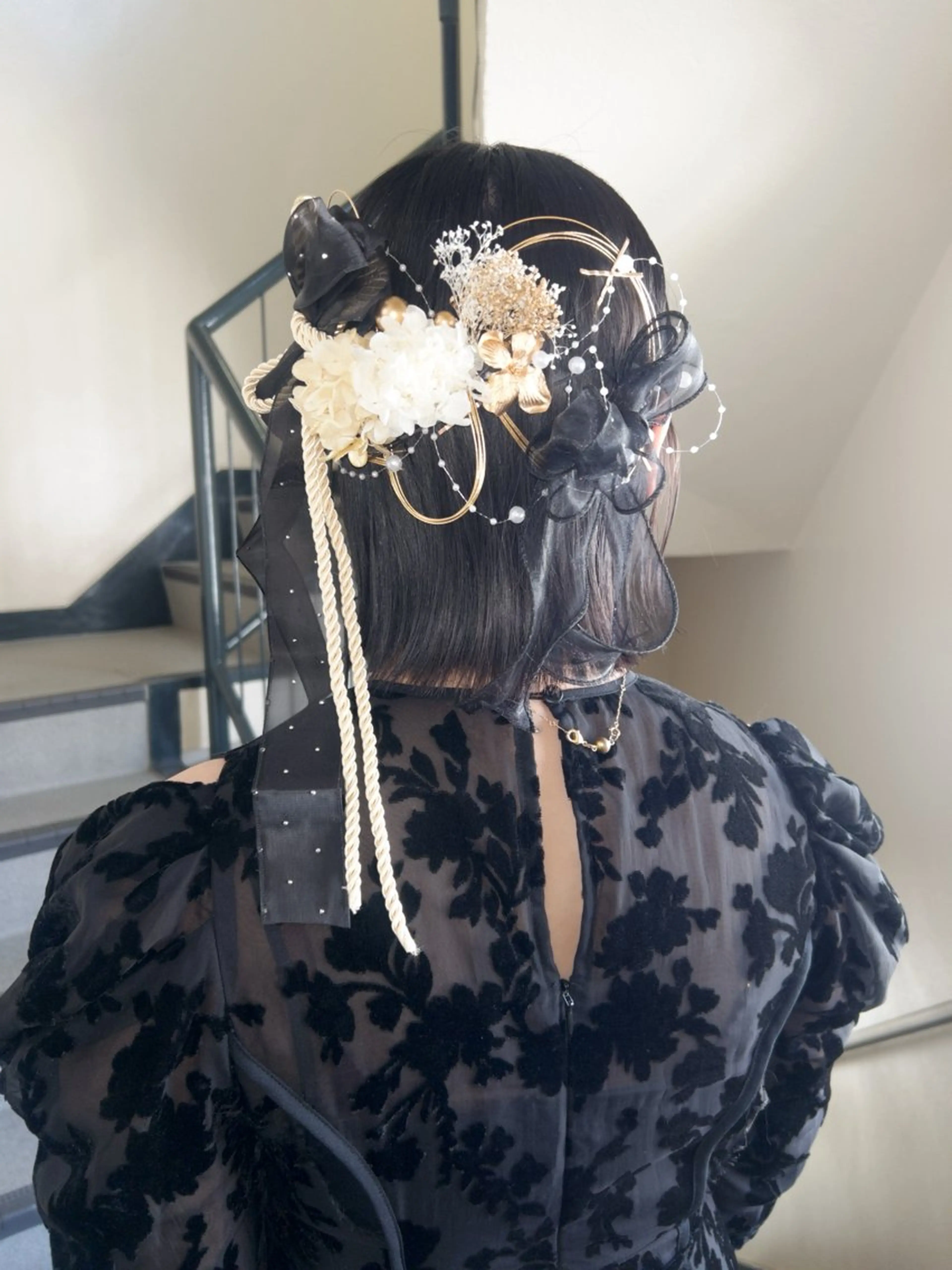 ショート ヘアアレンジ ボブ ヘアセット ☕️結【suii.】 ボブ/ヘアセット☕️のヘアスタイル