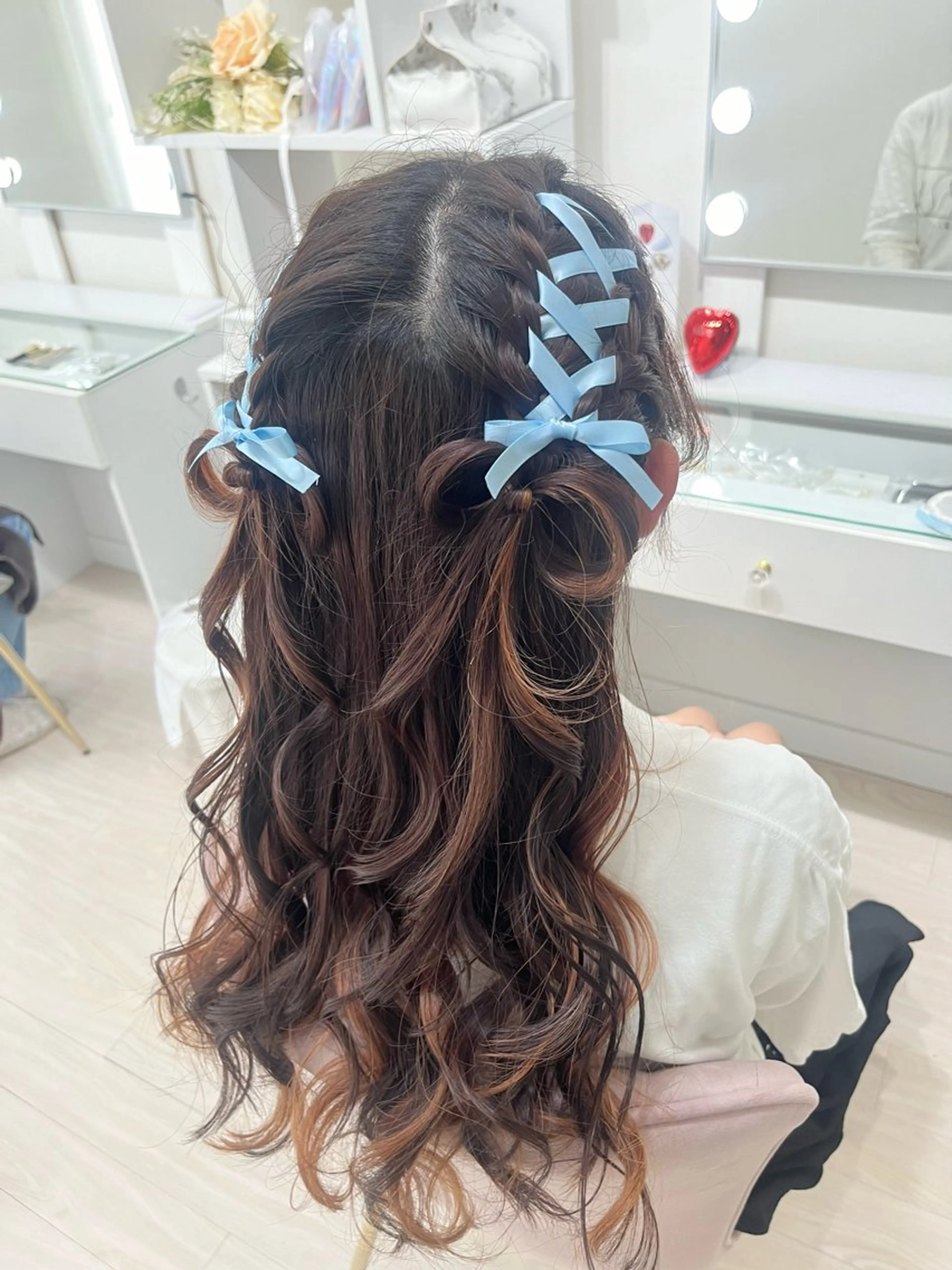 セミロング ヘアセット ヘアセットサロン /上坪愛美のヘアスタイル