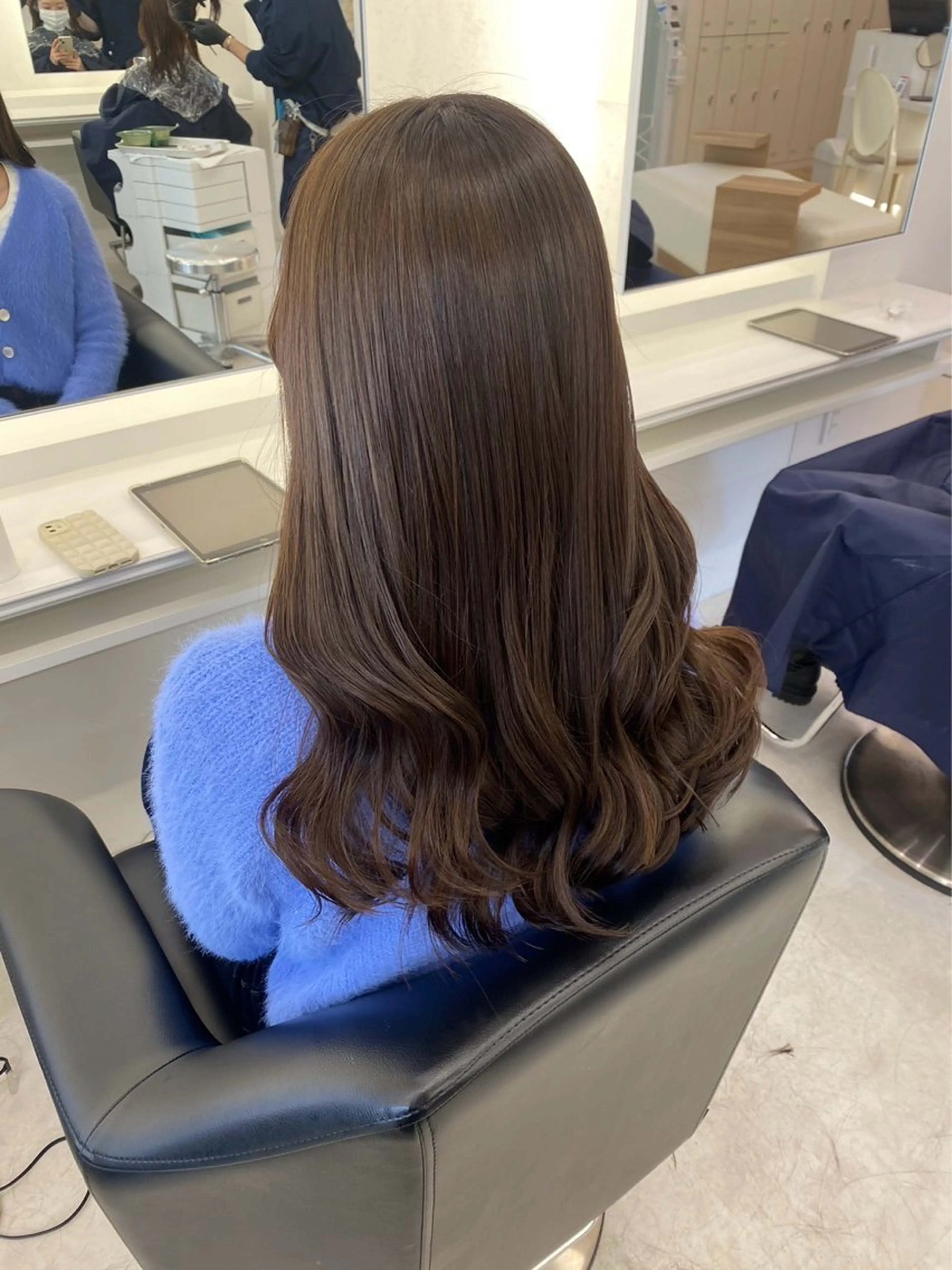 ロング カラー ParveMix 岡本えりかのヘアスタイル