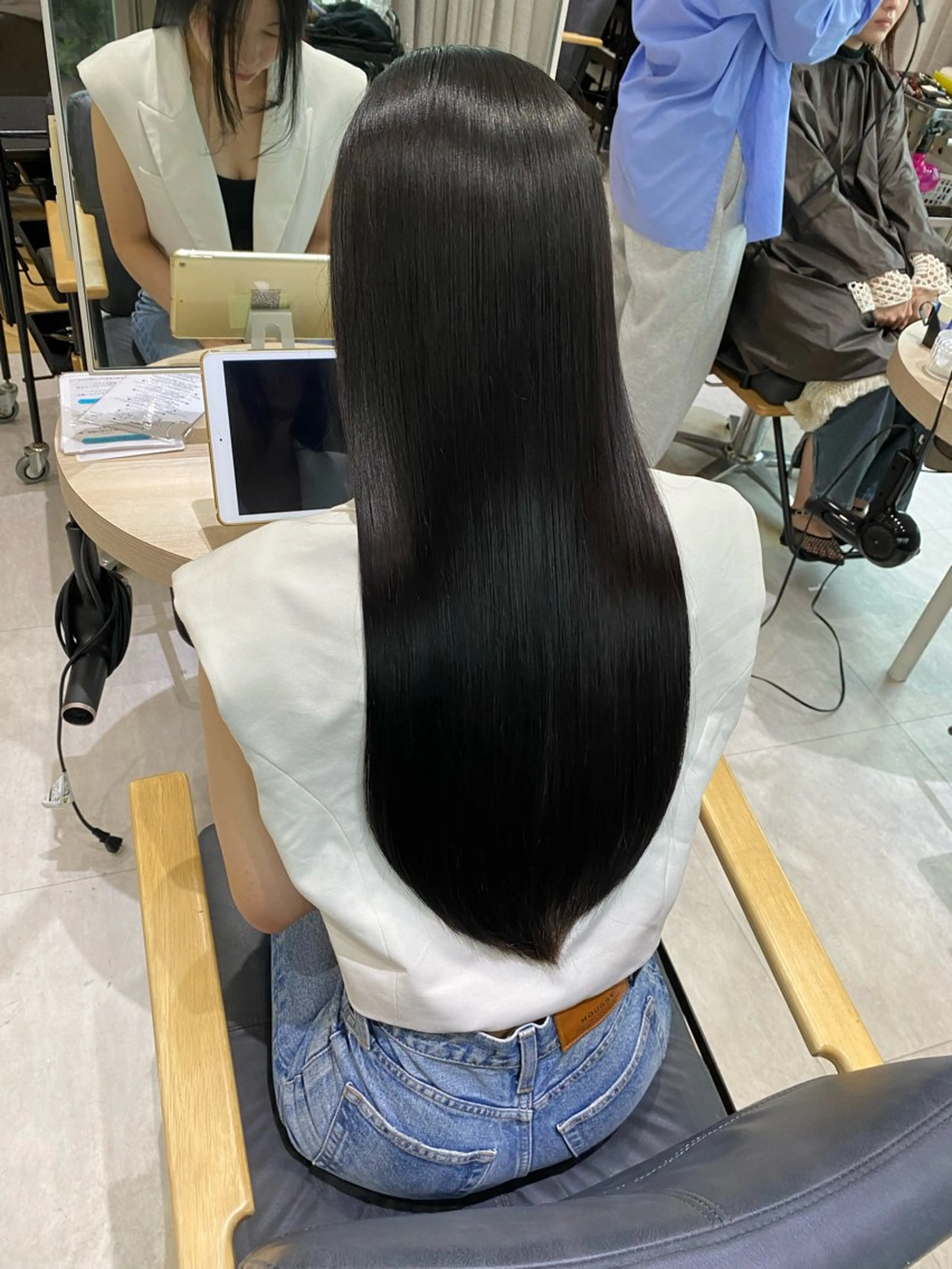 ロング ヘアカラー トリートメント 中村一樹/髪質改善/ 艶髪/艶カラー/美髪のヘアスタイル