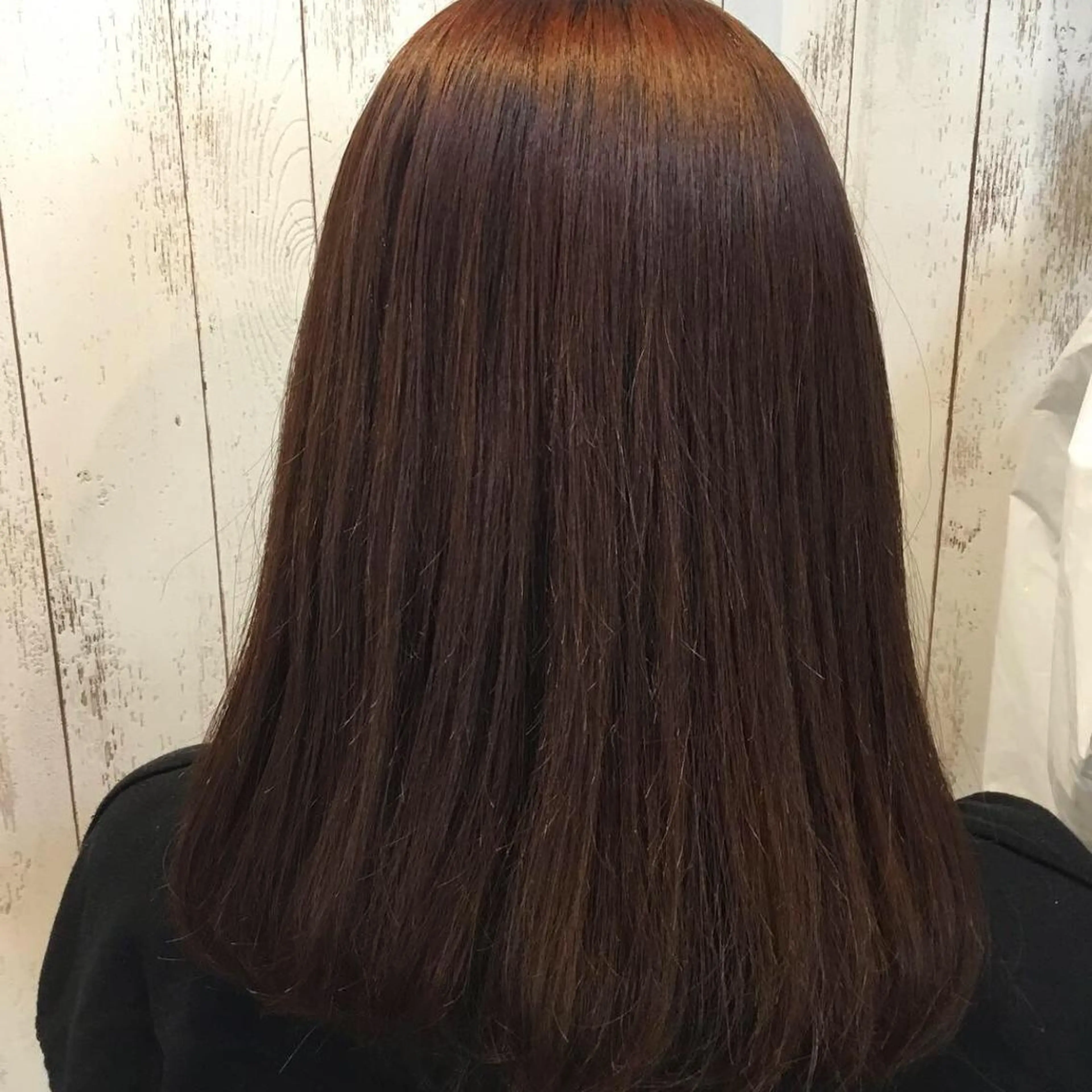 セミロング カラー 金崎 新吾のヘアスタイル