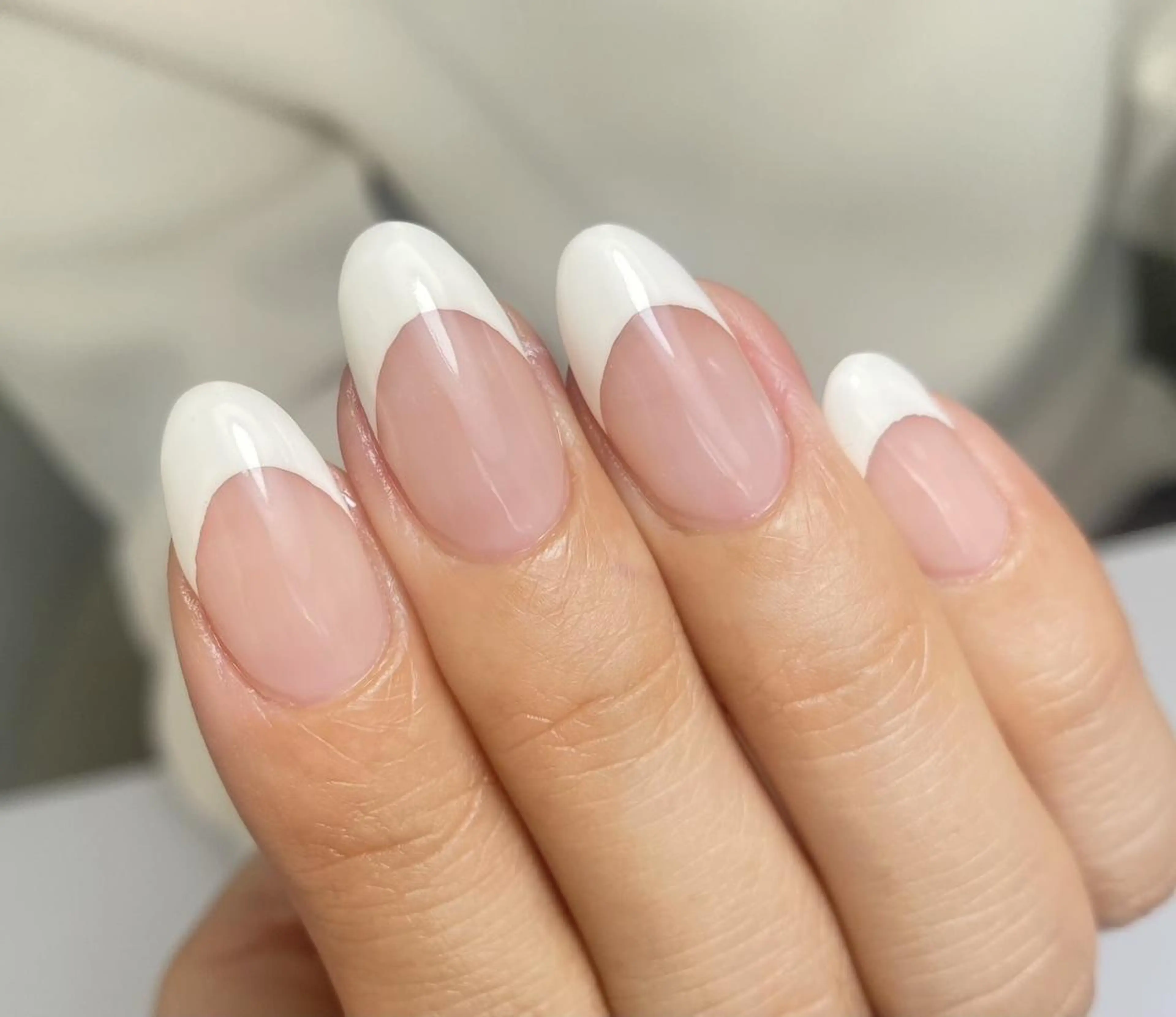 新規【ジェル】フレンチコース ¥5980/バーチャルフレンチもOKの写真