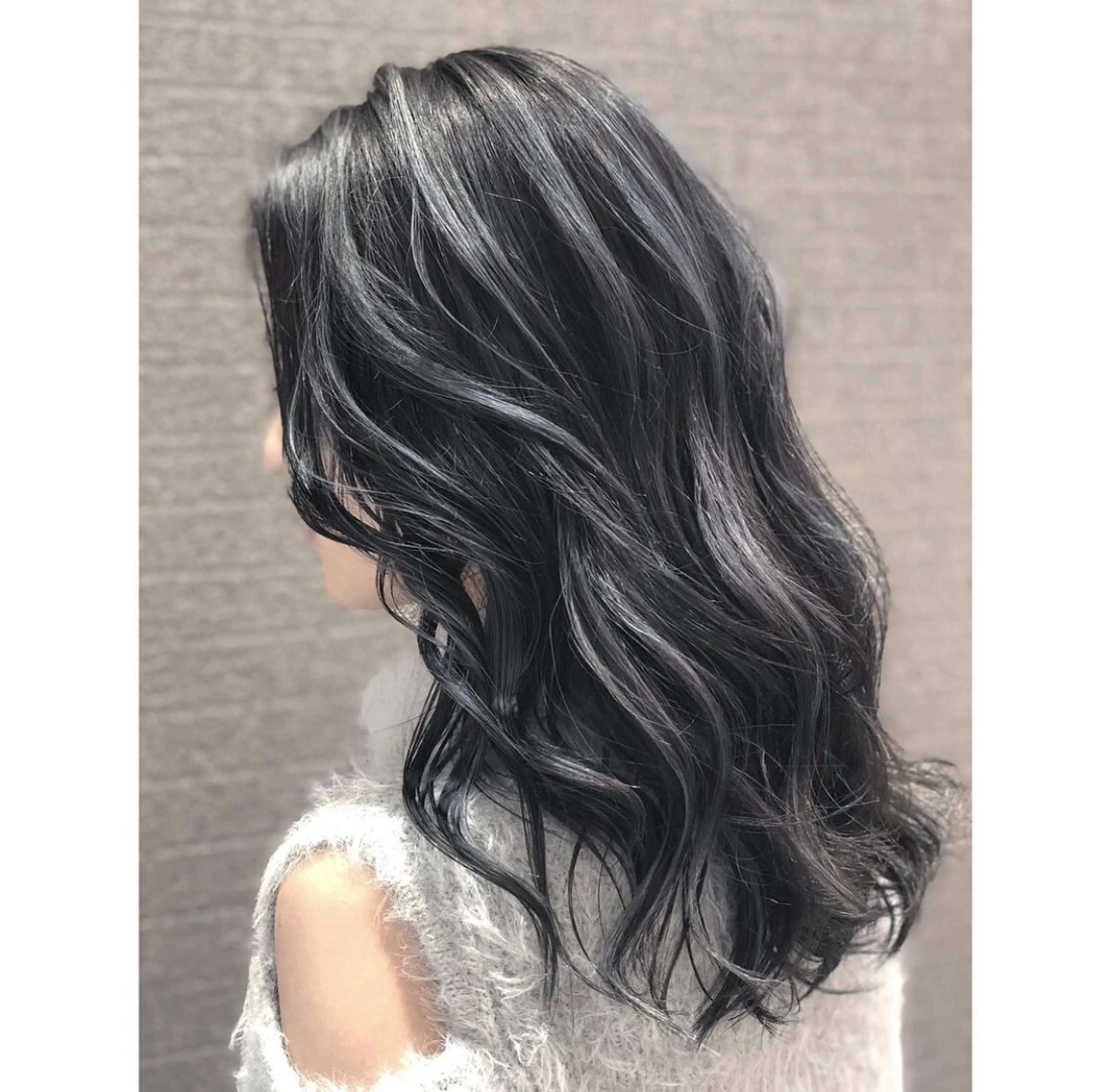 セミロング カラー ヘアアレンジ バレイヤージュ デザインカラー グラデーションカラー ハイライトカラー ハイトーンカラー アンドウ ユウ/ レイヤーカット/韓国のヘアスタイル