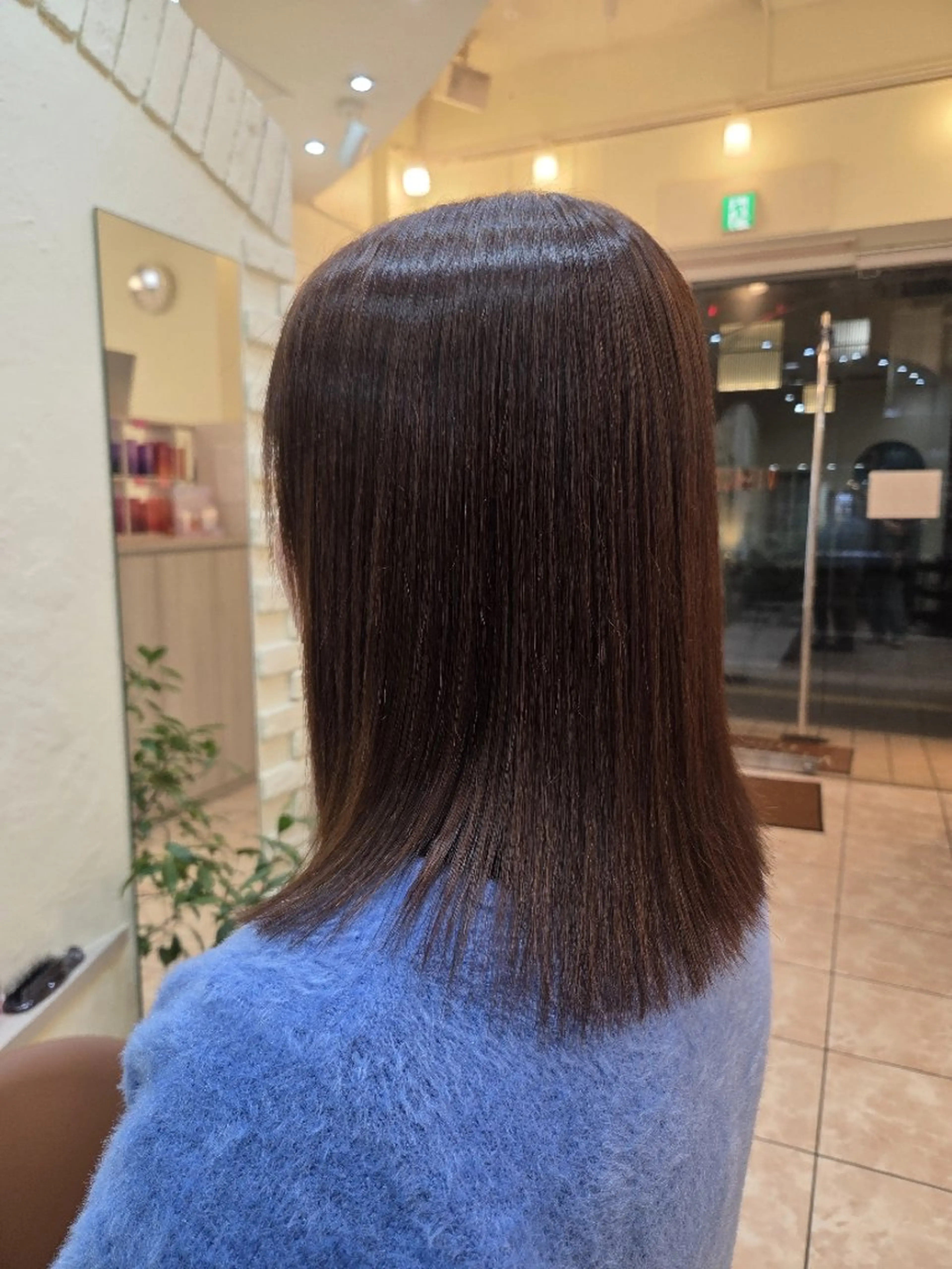 ミディアム カラー ブラウンカラー ヴィサージュfine所属・Aina🌷 /カットモデル募集のヘアスタイル