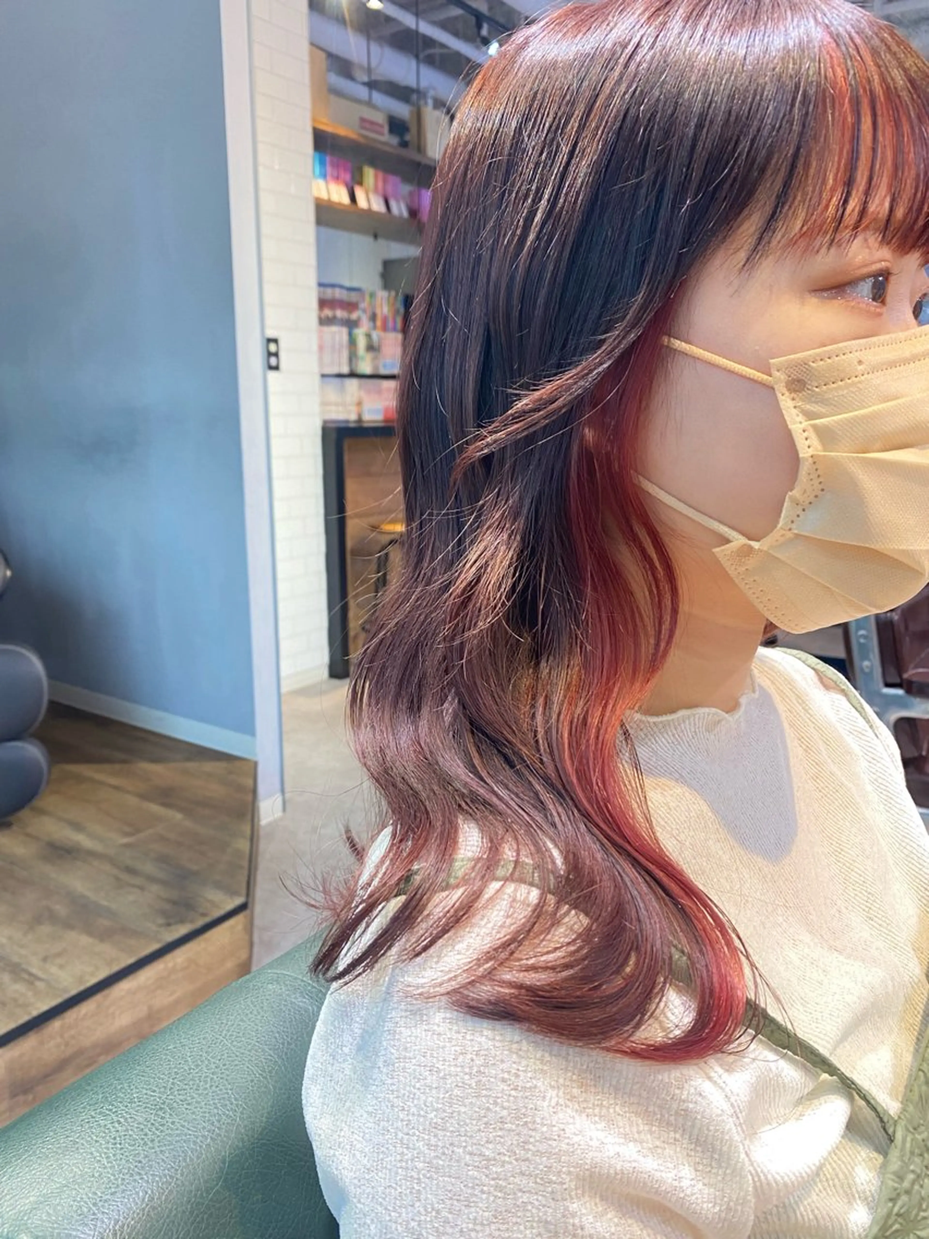 セミロング GO TODAY SHAiRE SALON 原宿Stella店所属・𓍯柔らかhair 𓍯 yukinoのヘアスタイル