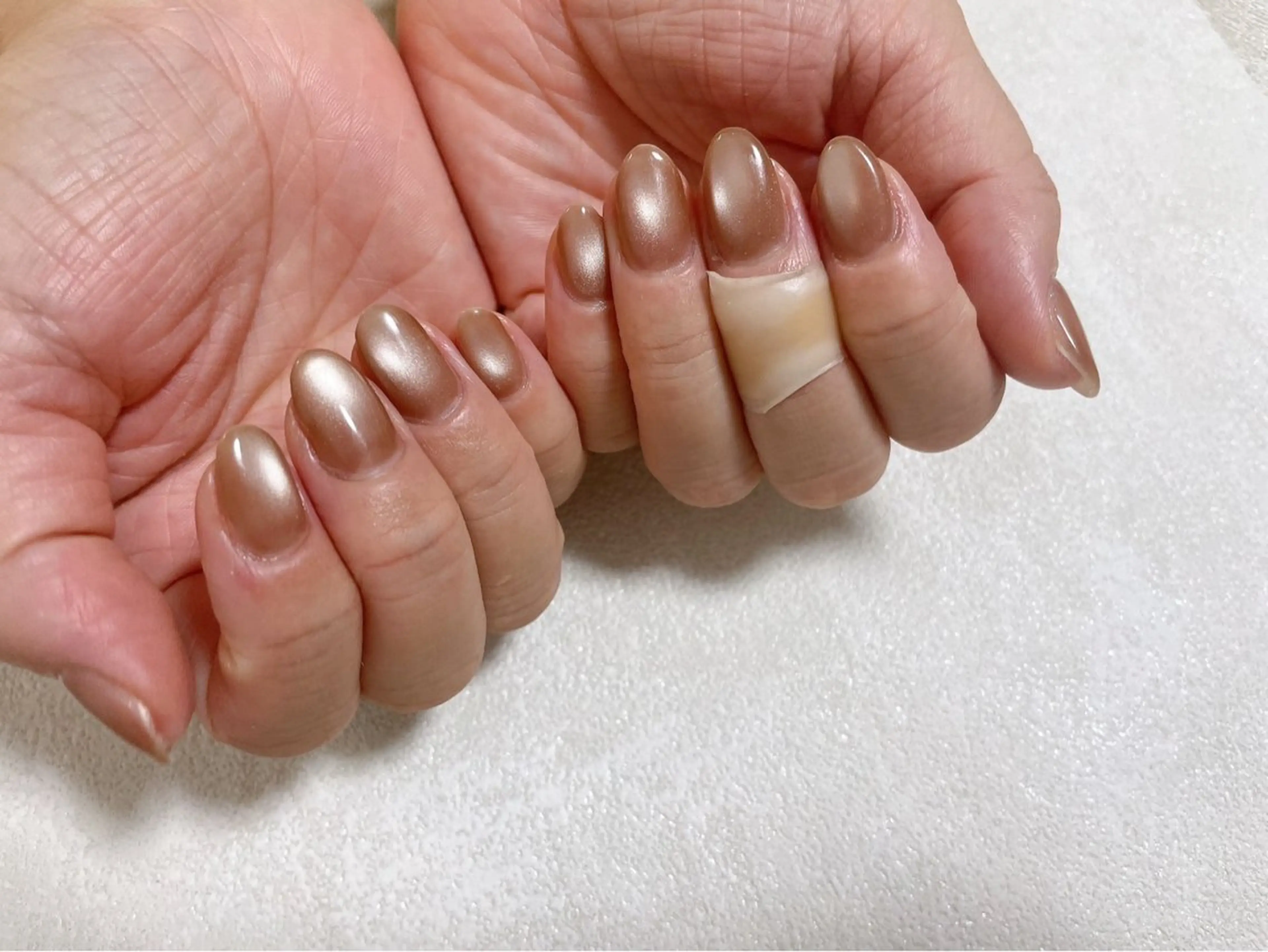 ネイル オーロラネイル フットネイル フレンチネイル ジェルネイル マグネットネイル ハンドネイル Mogu nail 二子玉川のネイルデザイン