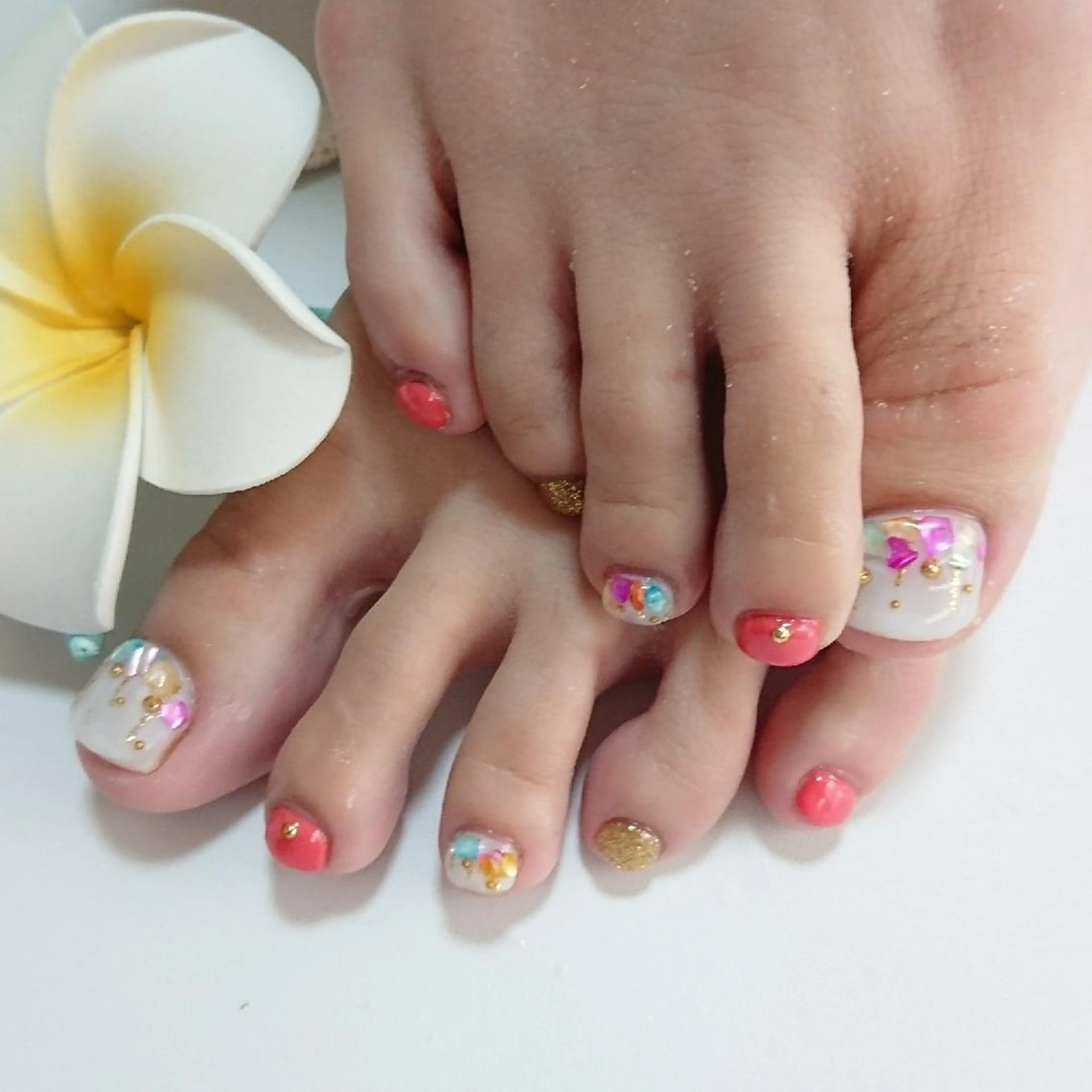 ネイル フットネイル QULEONAIL所属・大城 裕麻のネイルデザイン