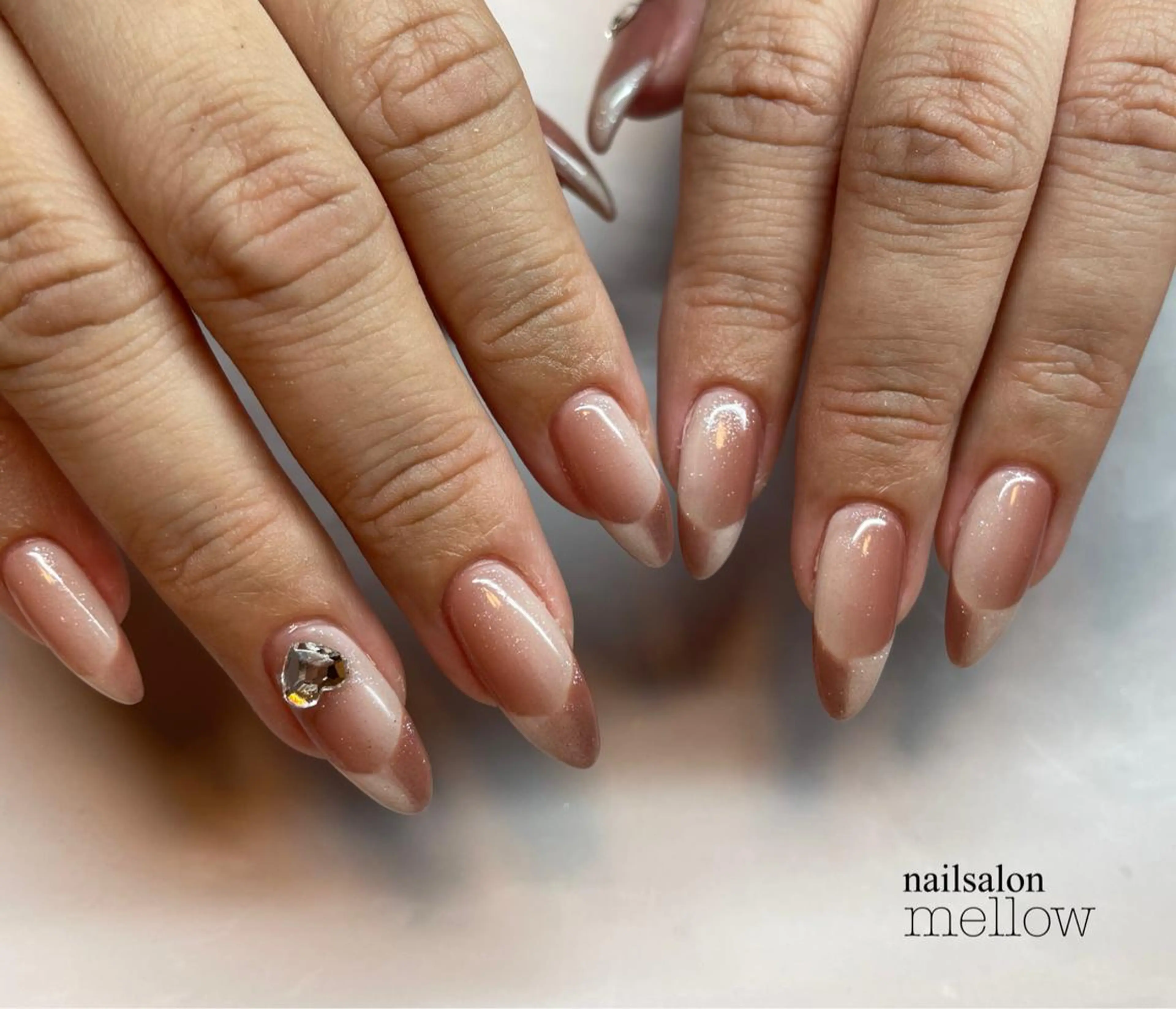 ネイル フレンチネイル オンブレフレンチ 大山 浩美のネイルデザイン