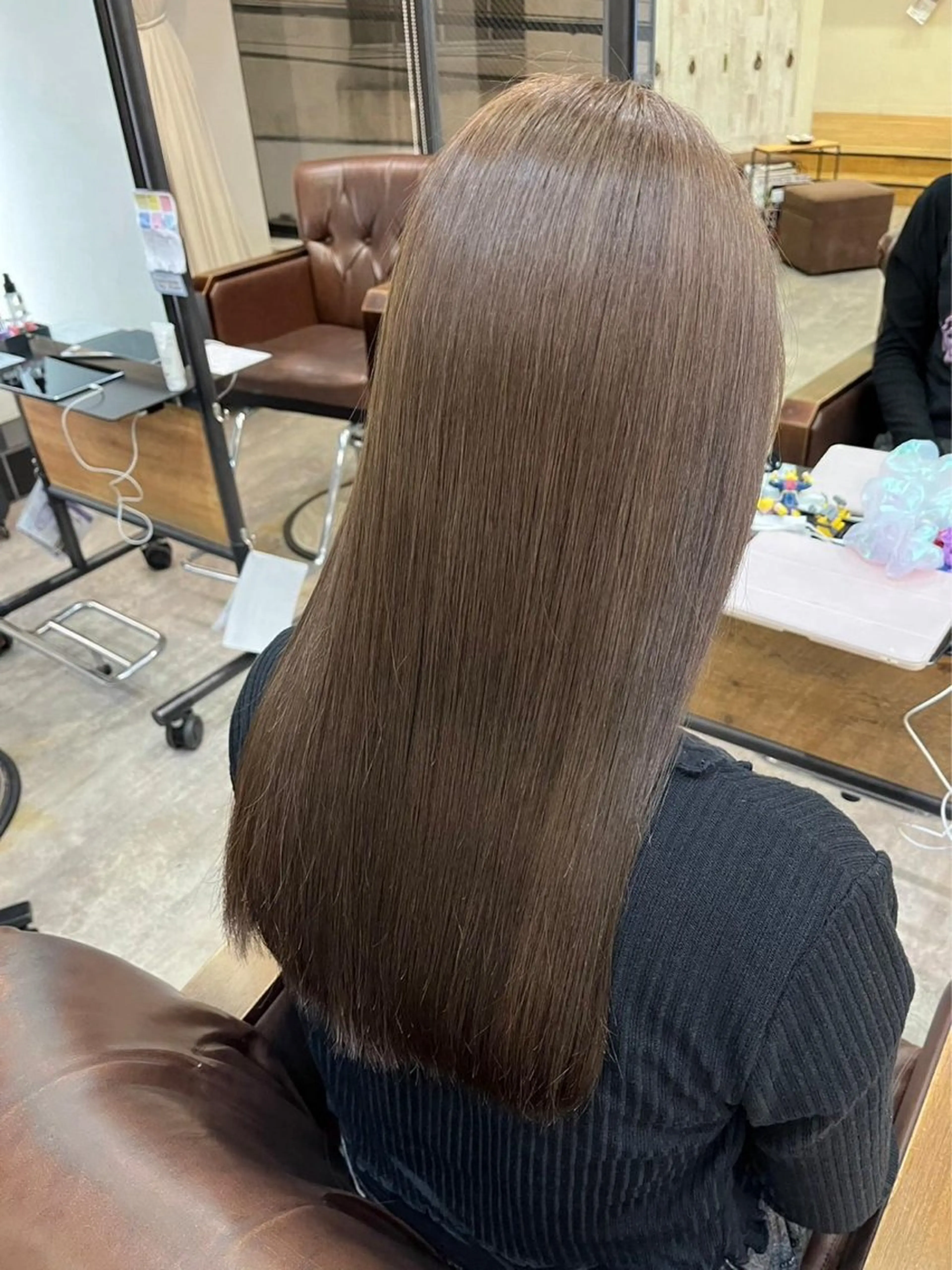 セミロング 🫧縮毛矯正支持率 No.1 ほのか🫧のヘアスタイル