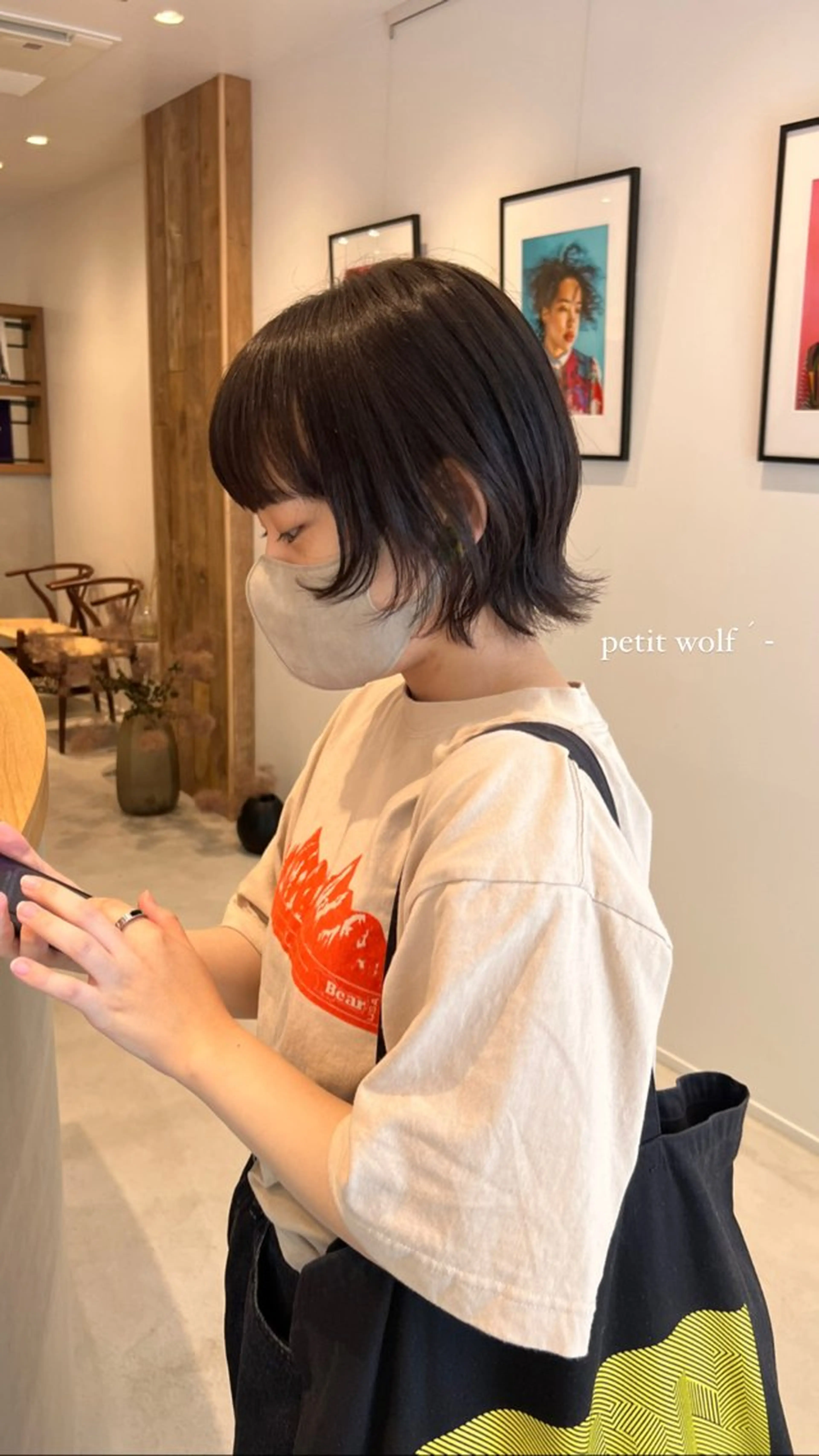 ショート ボブ ウルフカット パーマ/名古屋パーマ / コデラ ナナホのヘアスタイル