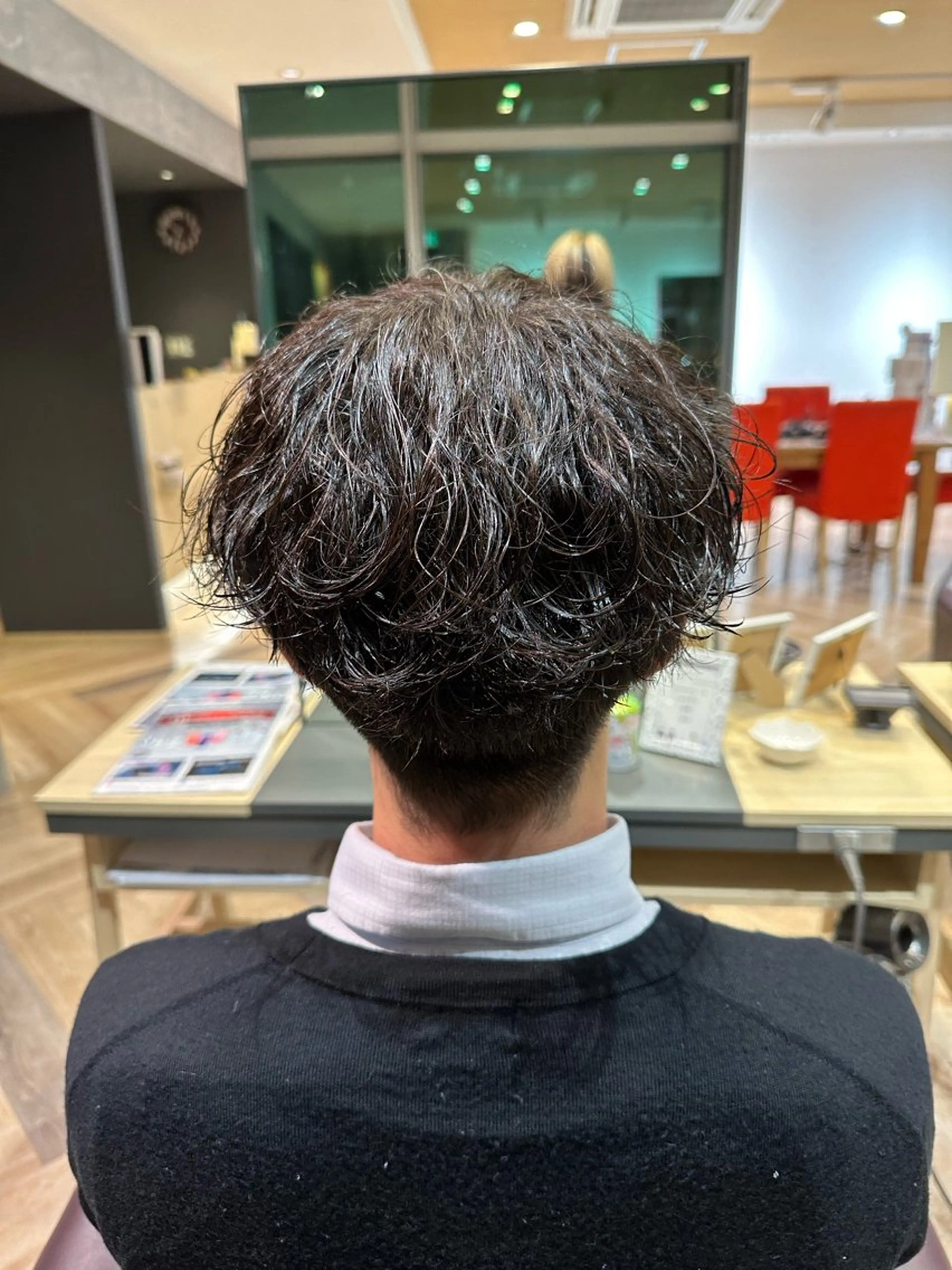 メンズ メンズ特化/フェザー /パーマ/伊勢元のヘアスタイル