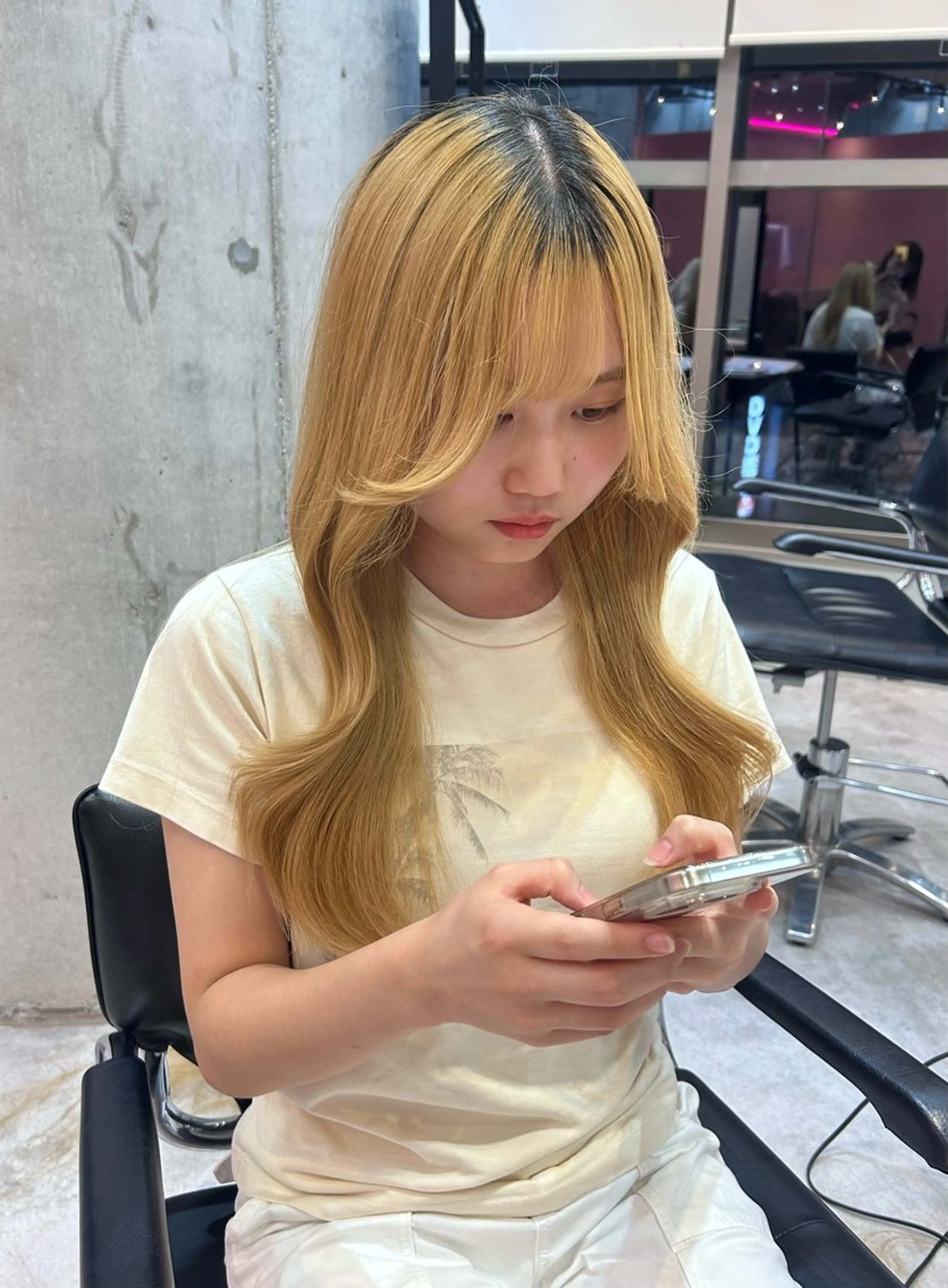 ロング カット 🐰🎀艶髪特化 yuzuka🎀🐰のヘアスタイル