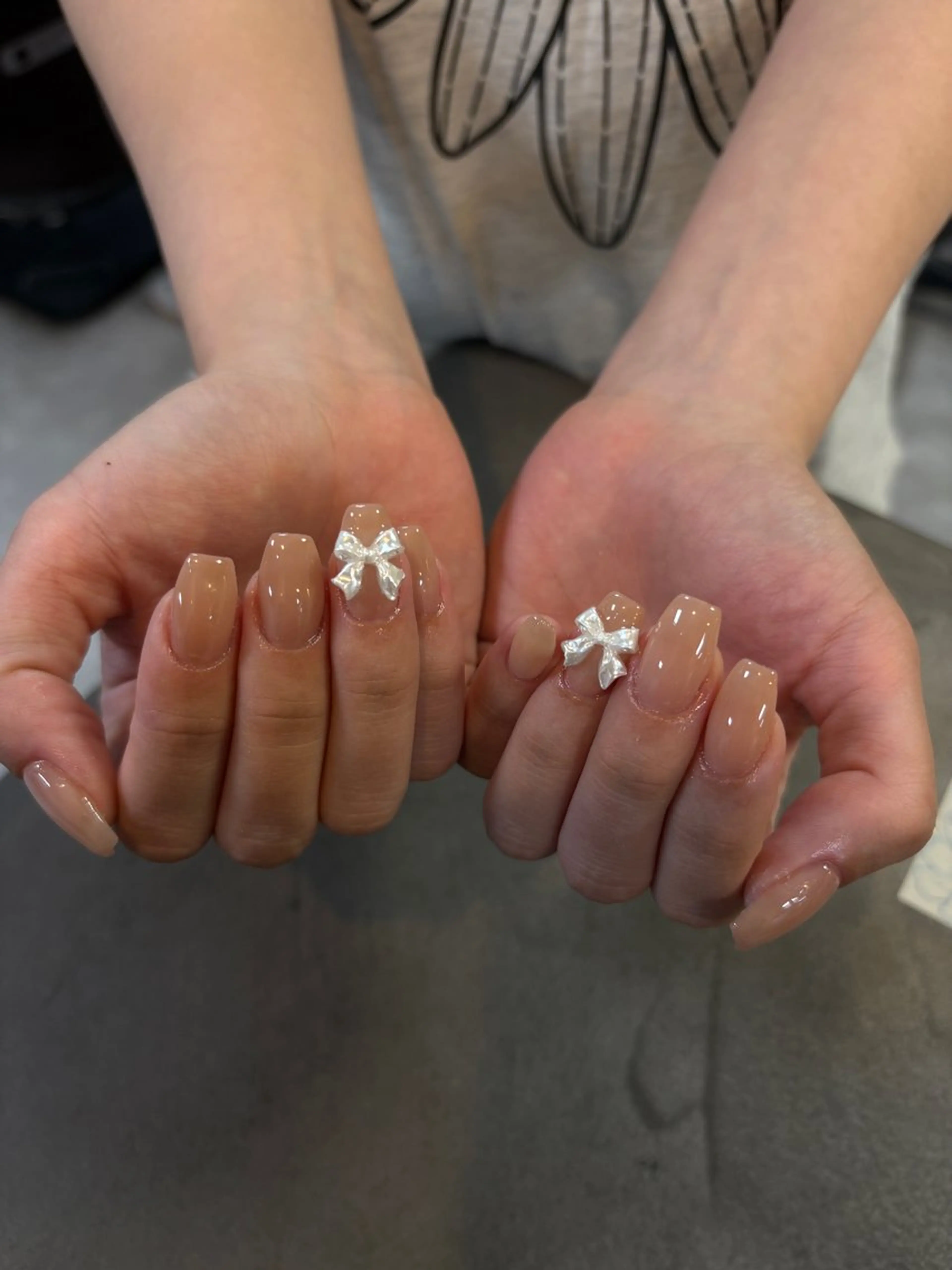 ワンカラーorラメグラの写真