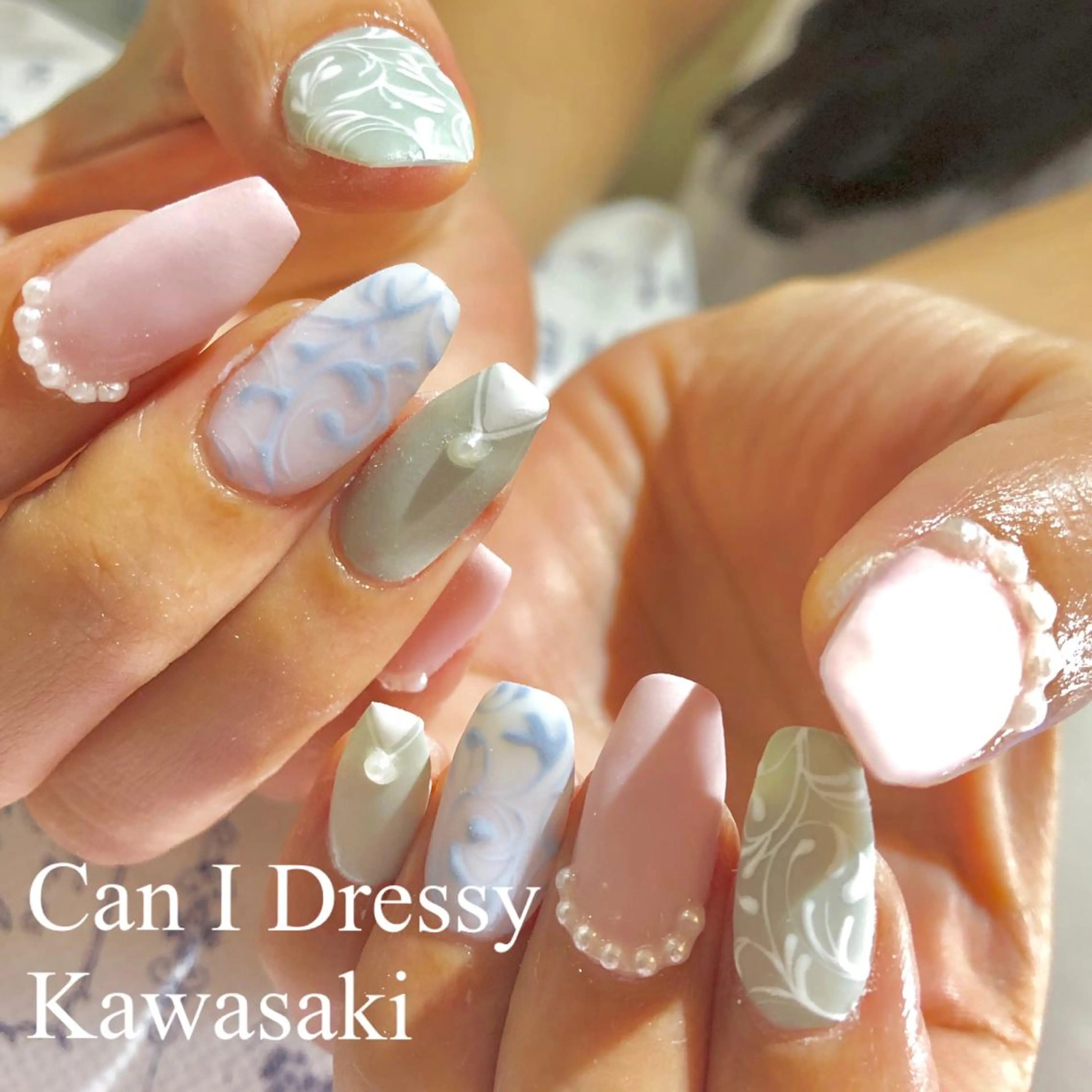 ネイル ハンドネイル Can I 川崎店 三島 久美子のネイルデザイン