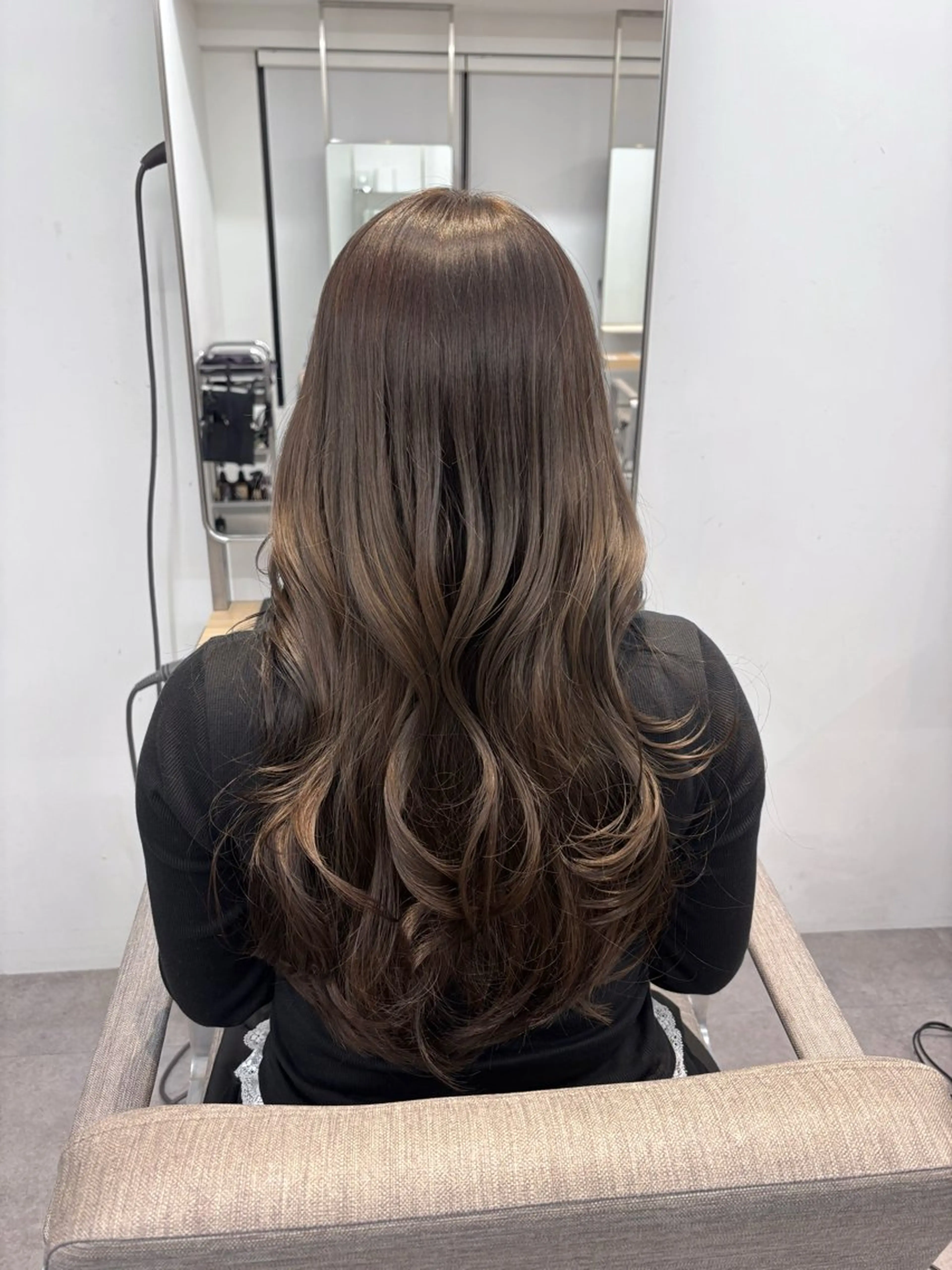 ロング カット ヘアカラー トリートメント 透明感/韓国ヘア/ miyu 🎀のヘアスタイル