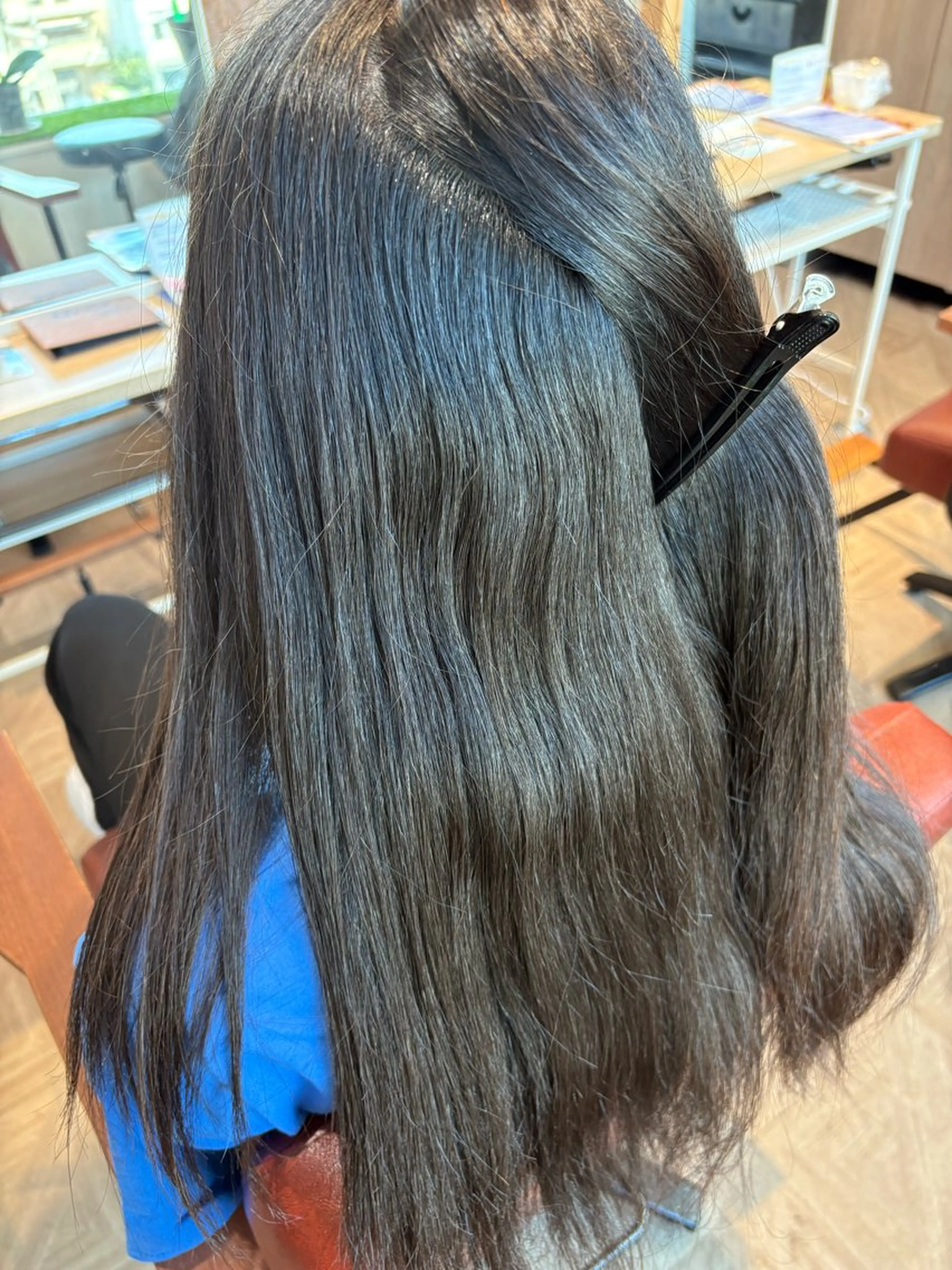 ロング パーマ 檜山 知可子のヘアスタイル