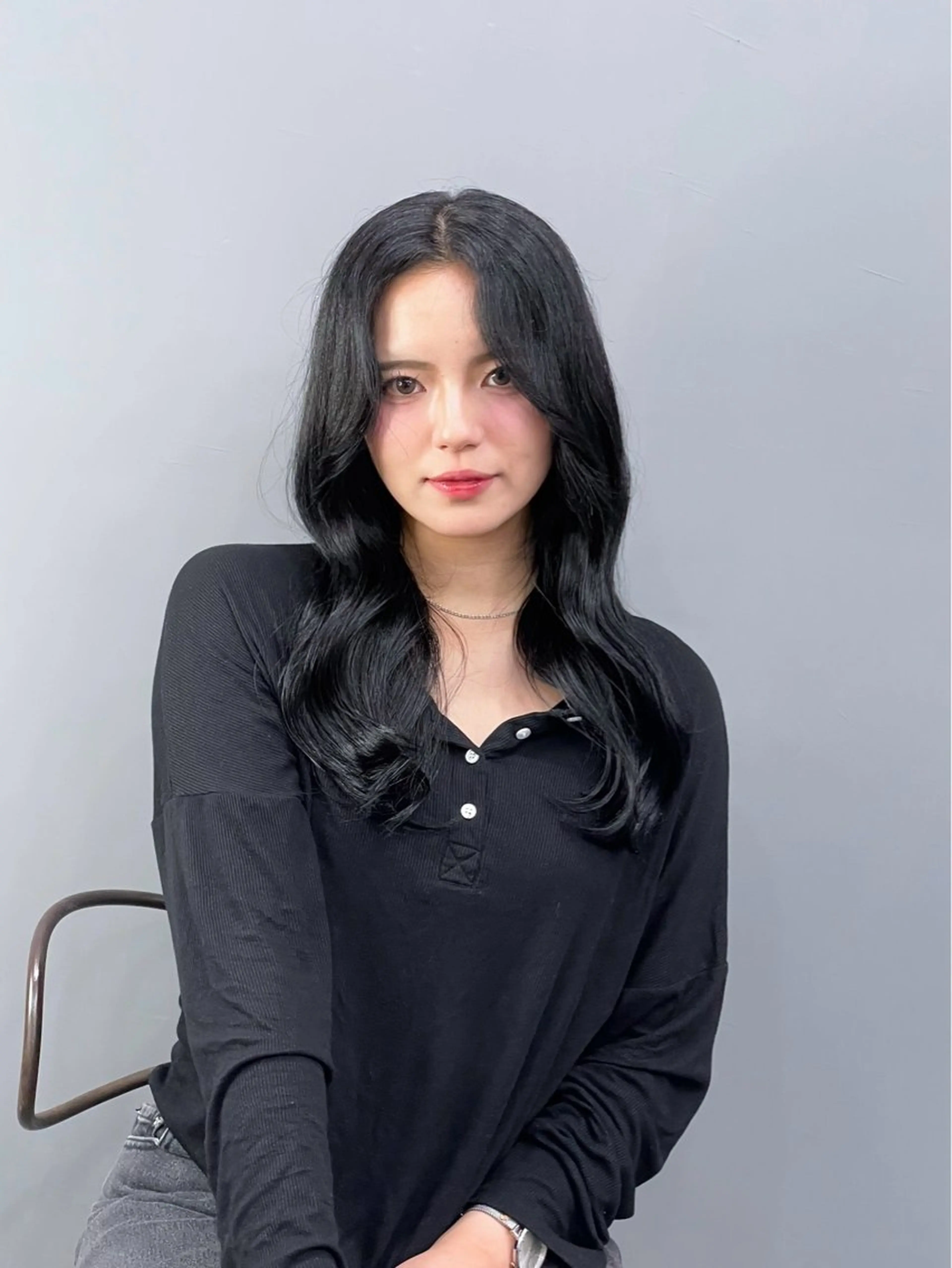 セミロング カット ヘアカラー トリートメント MUSE bis所属・透明感カラー/韓国風 /清水翔太のヘアスタイル