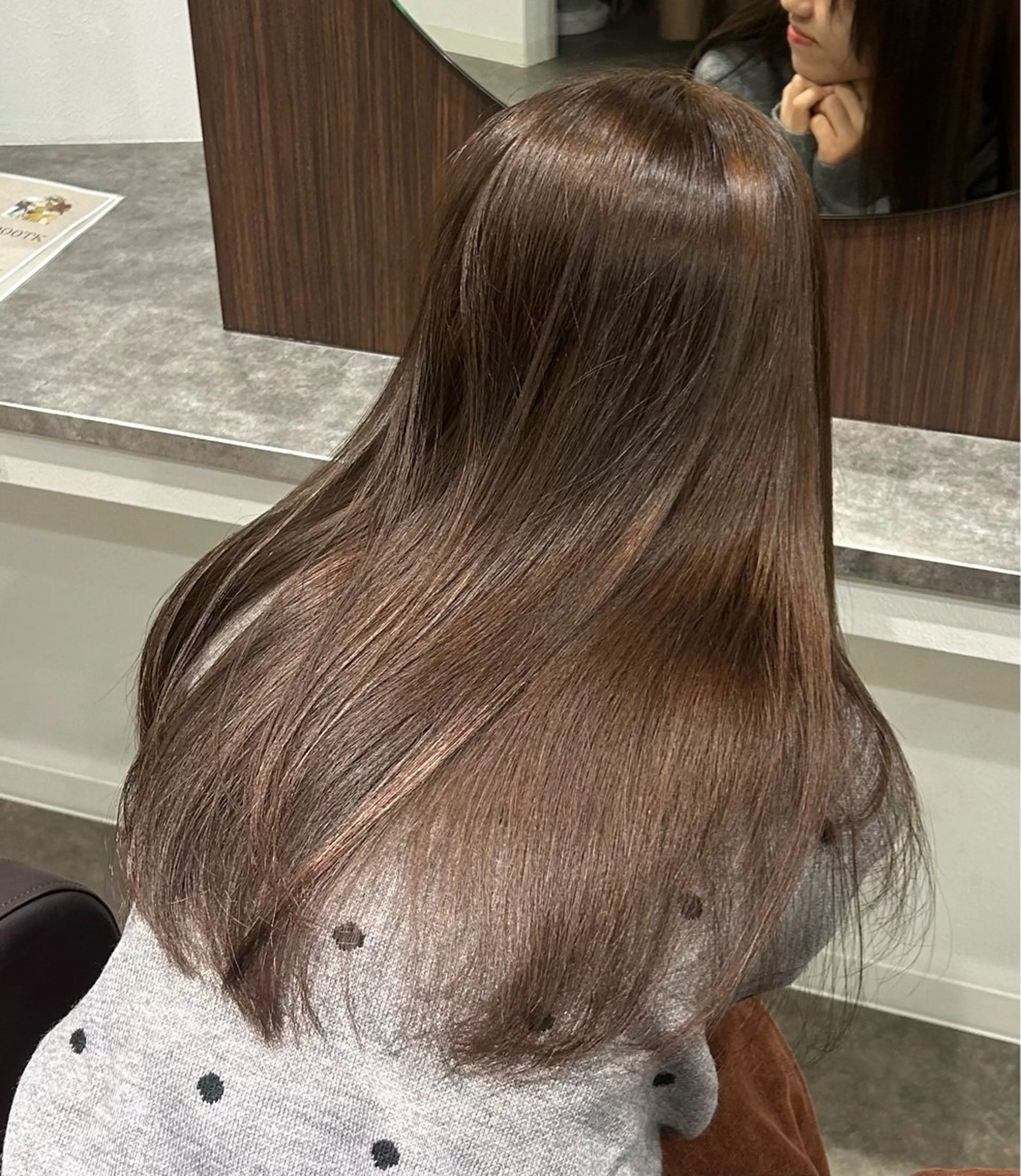 ロング カット ヘアカラー トリートメント VIVE counter所属・タナカ レイヤのヘアスタイル