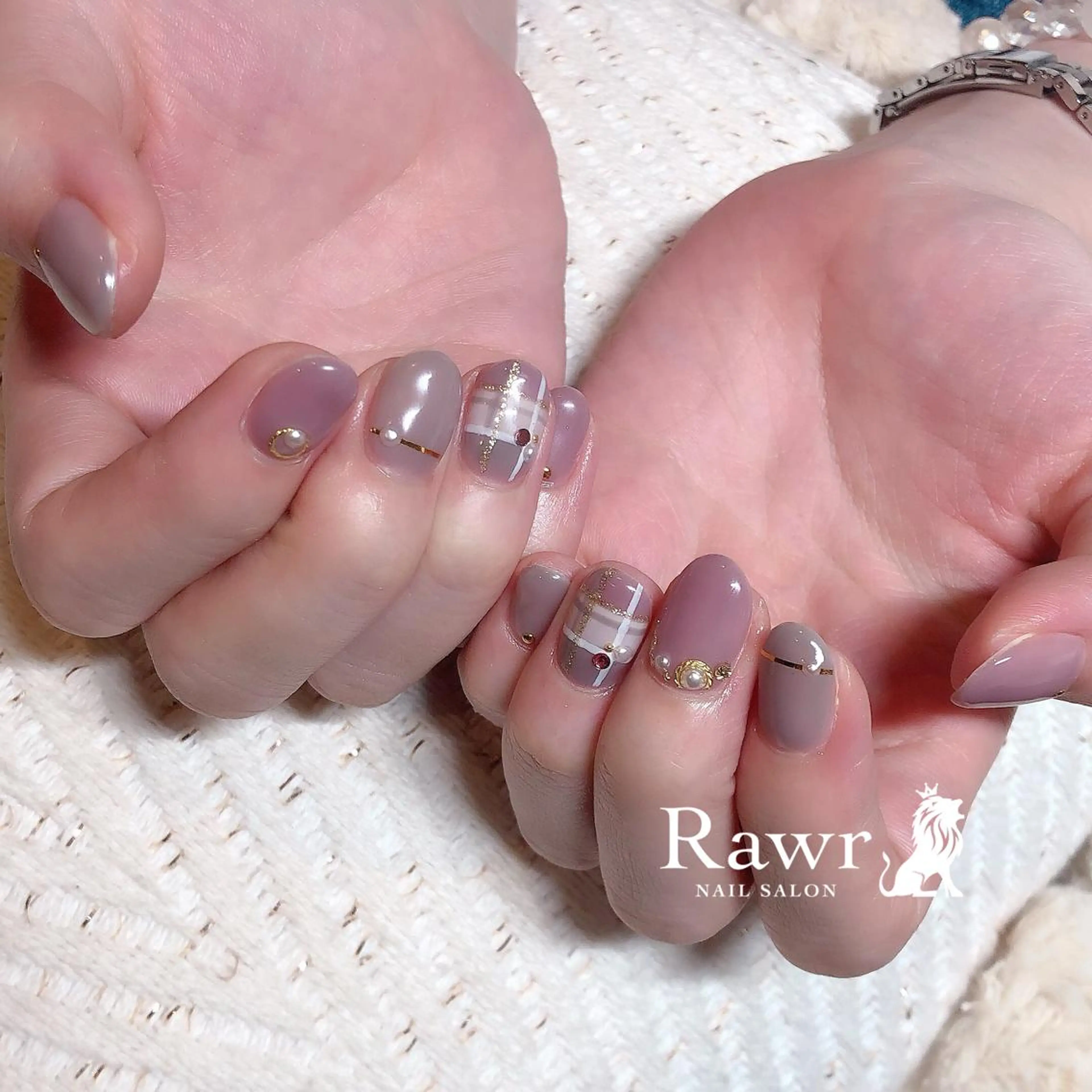 ネイル ハンドネイル Rawr / saoriのネイルデザイン