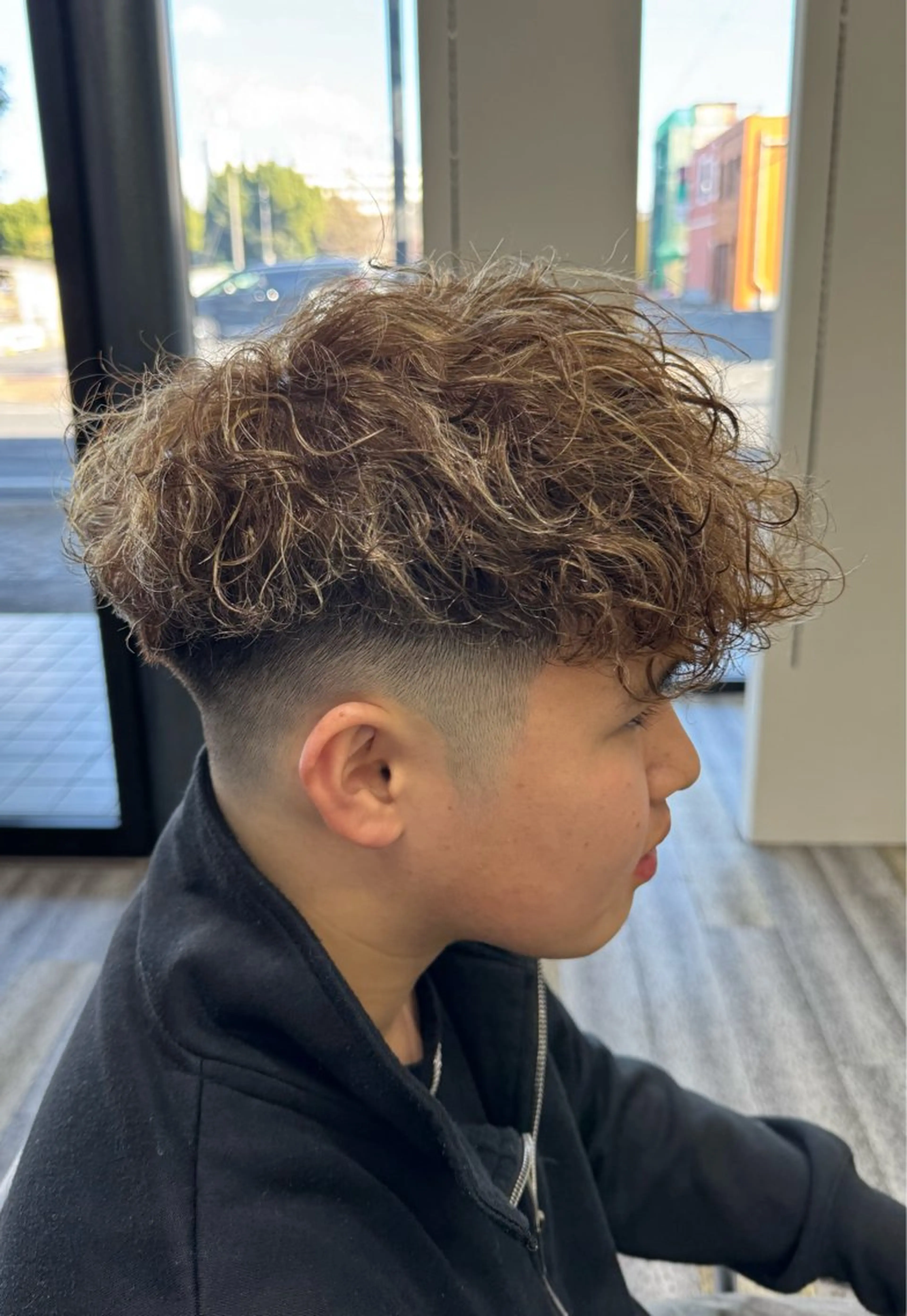 ショート カラー パーマ メンズ カット ヘアカラー パーマ 【メンズ特化】岩瀬 武【メンズパーマ】のヘアスタイル