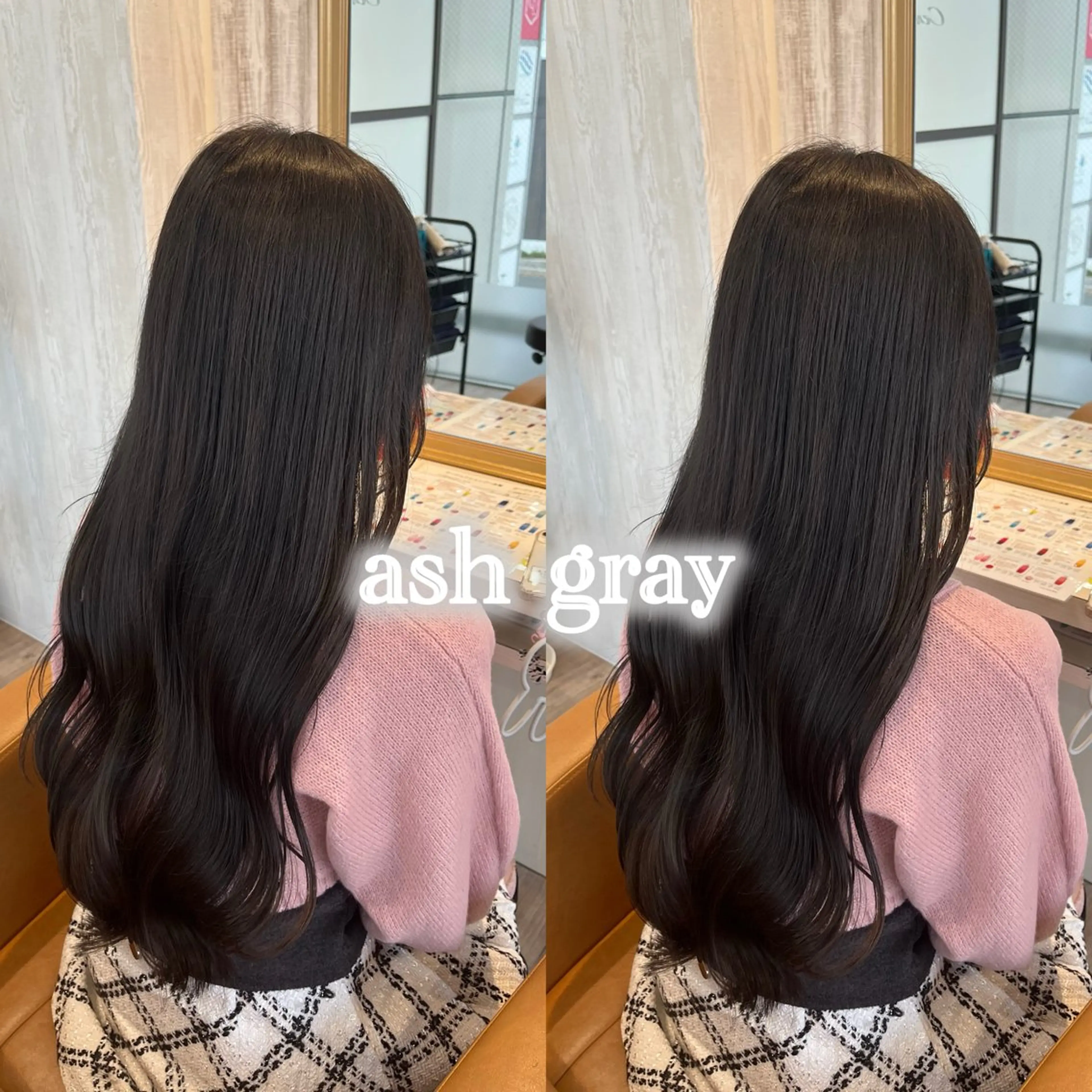 🫧2ヶ月使えるホームケア用ヘアマスク（3,300円分）付き🫧透明感カラー🌟ブリーチ無しワンカラー🌟の写真