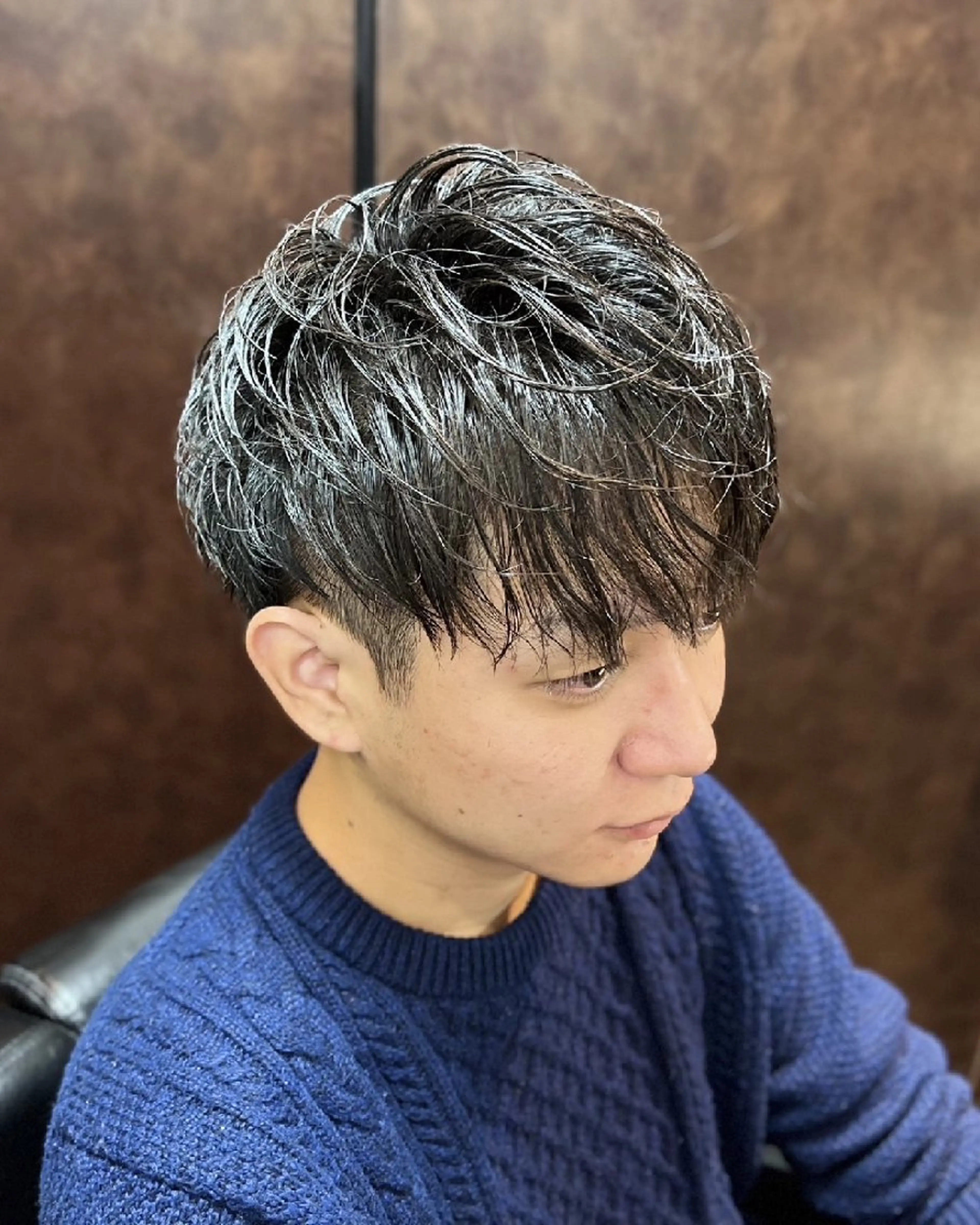 ミディアム メンズ ヒロ銀座上野店 柴田佳祐のヘアスタイル