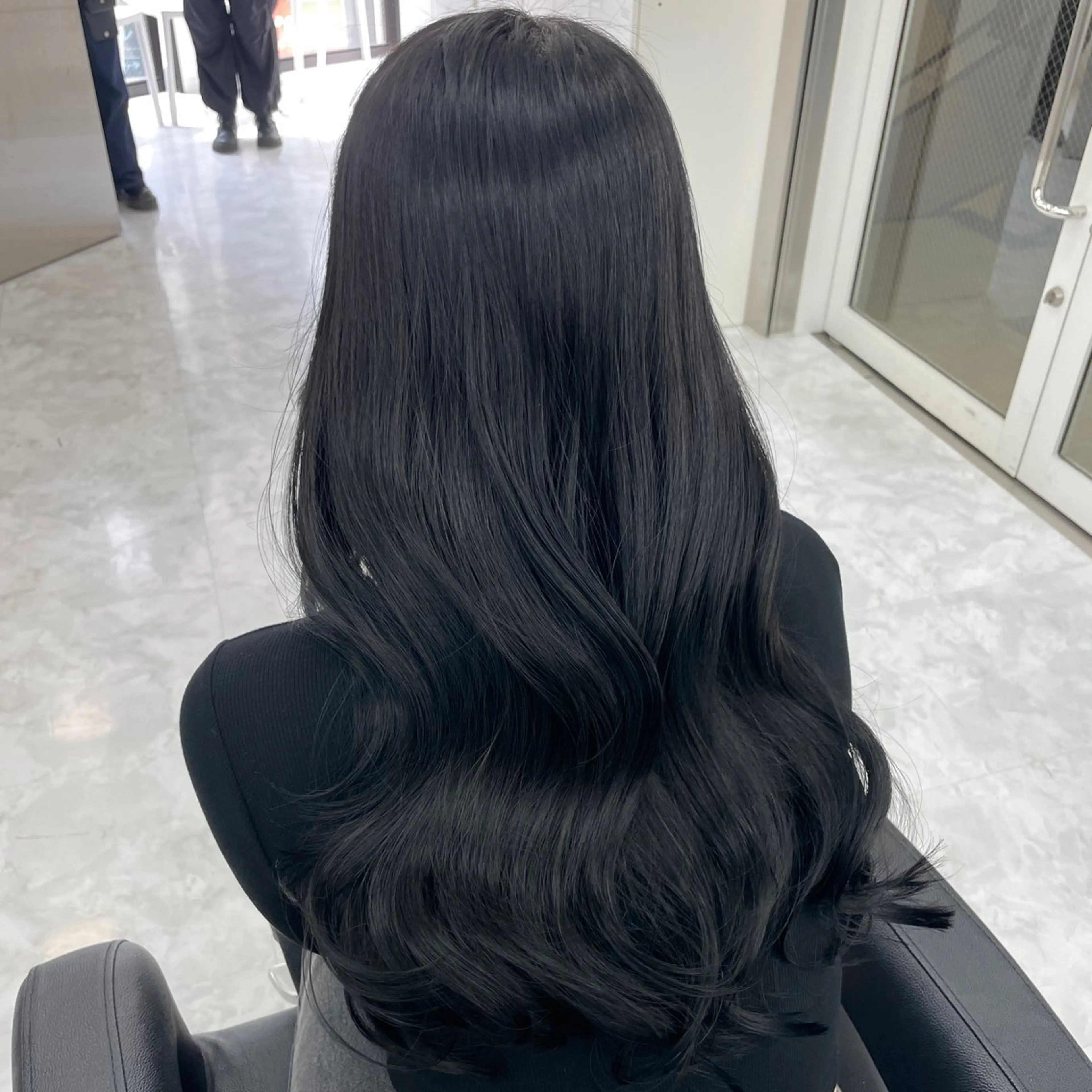 セミロング カット ヘアカラー トリートメント MOE 福岡韓国ヘア✧︎のヘアスタイル