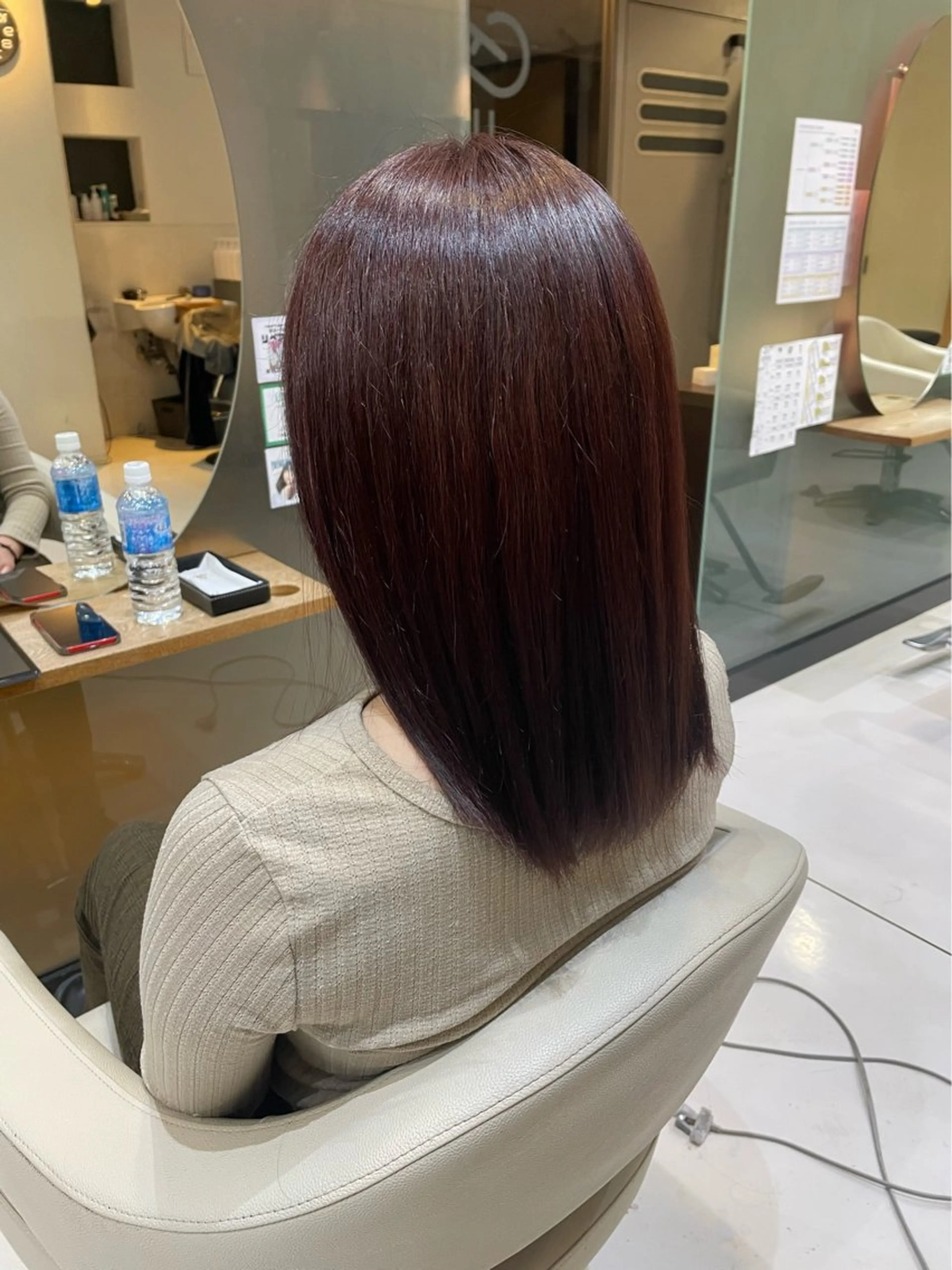 セミロング カラー ４ｃｍ諸江店所属・澤野 祐羽のヘアスタイル