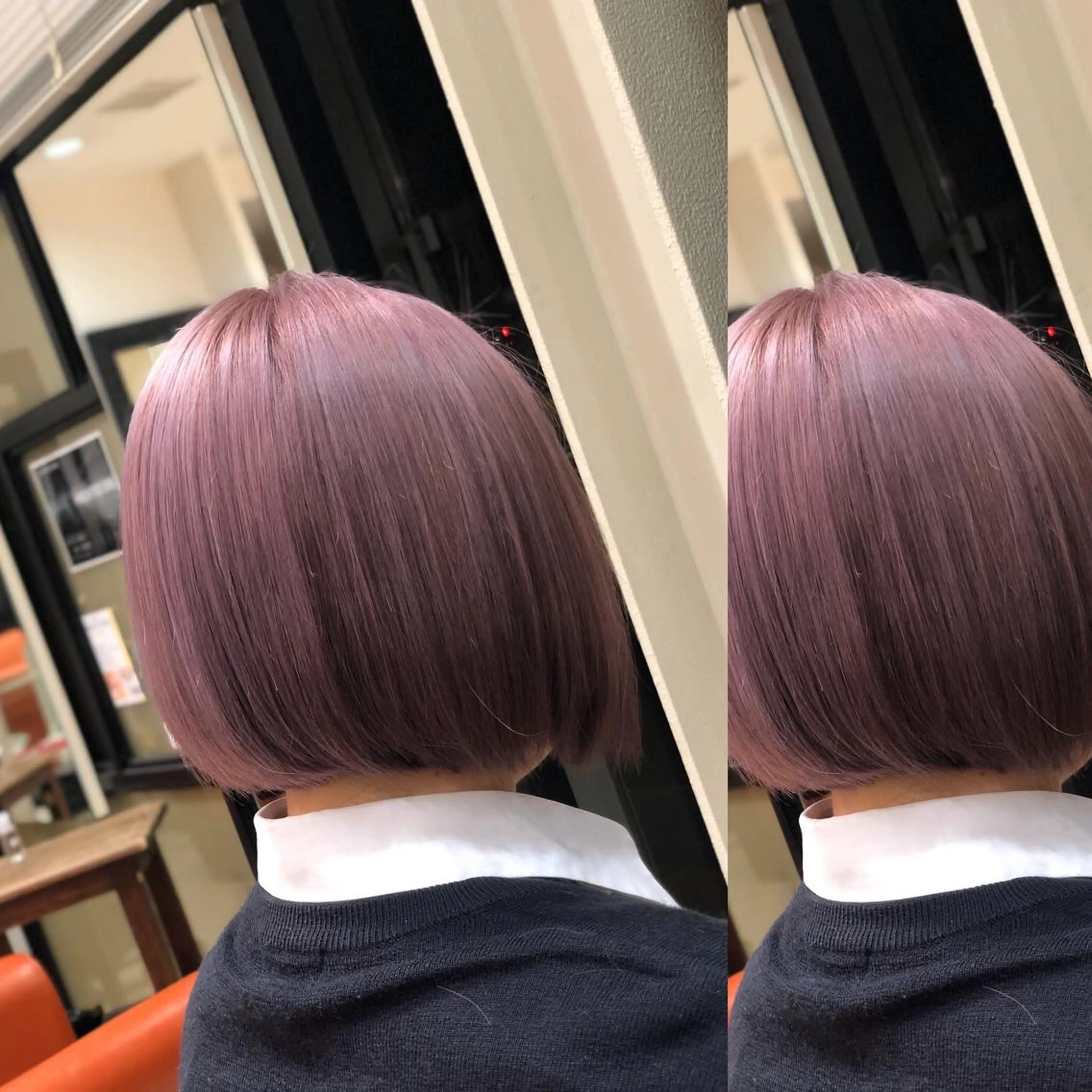 ショート カット ヘアカラー トリートメント Y Uのヘアスタイル