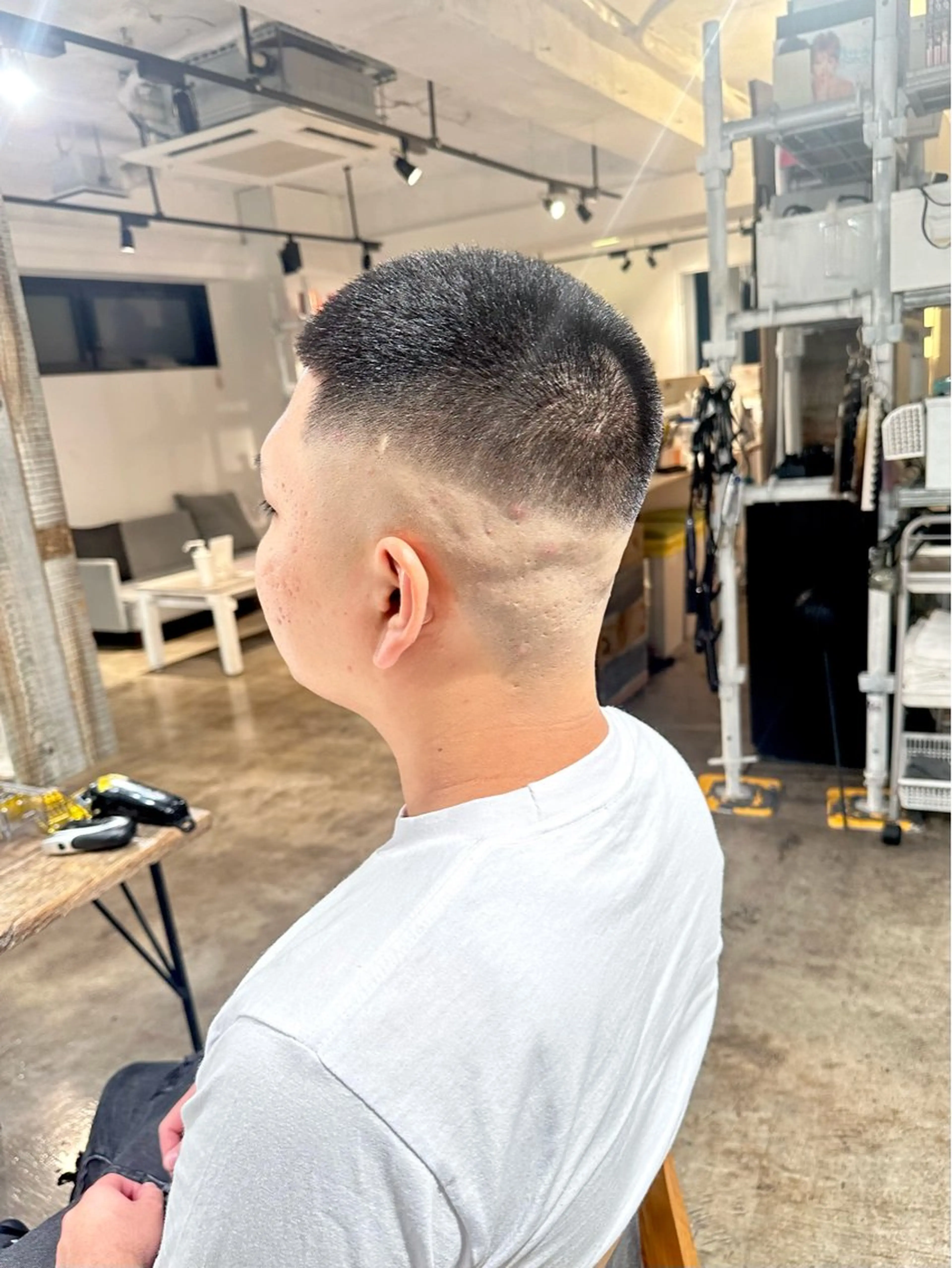 メンズ フェードカット スキンフェード カット 骨格補正施術/メンズ 専門美容師/YUYAのヘアスタイル