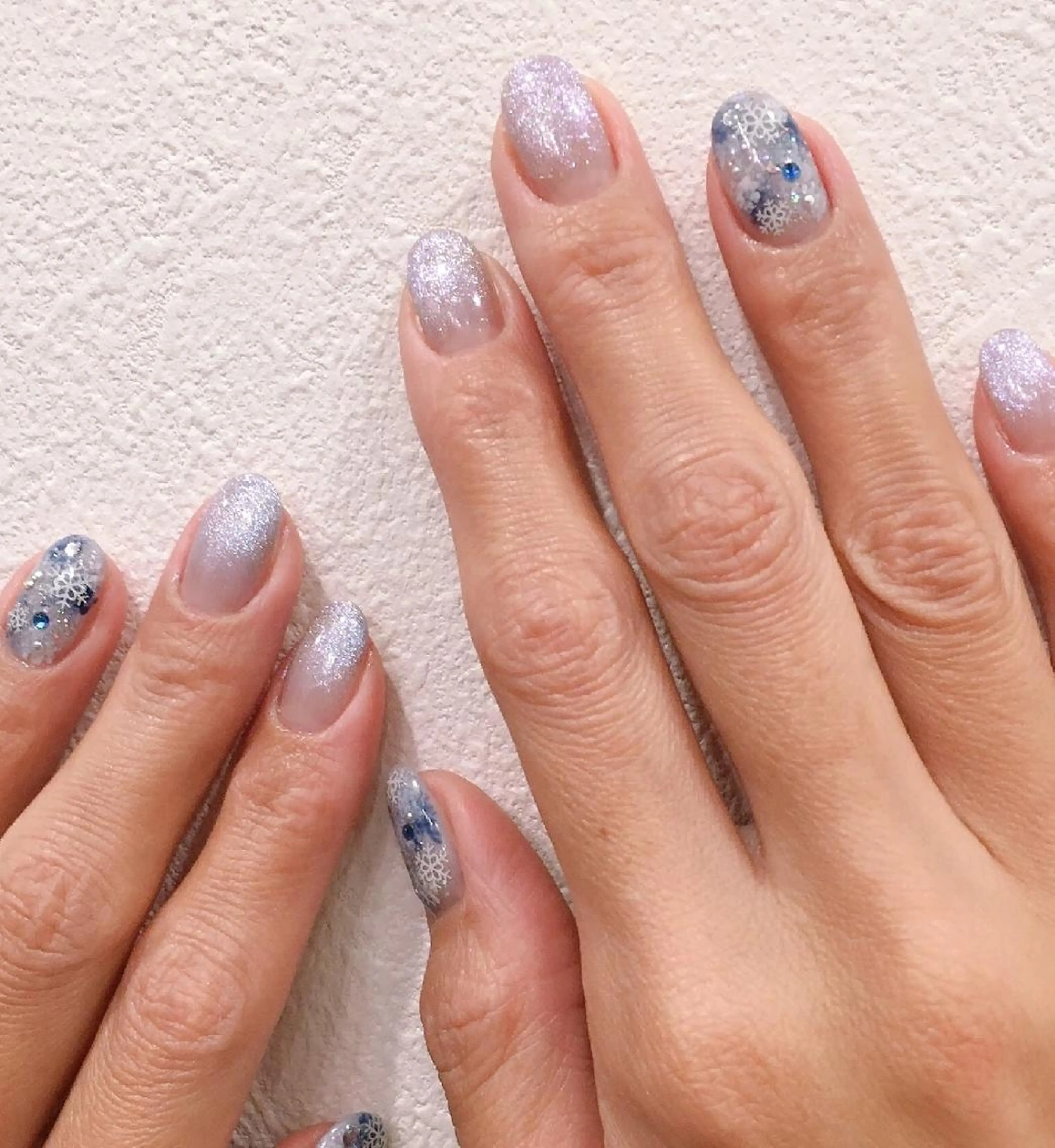 ネイル ブルー L’atelier Nenuphar所属・nénuphar misaのネイルデザイン