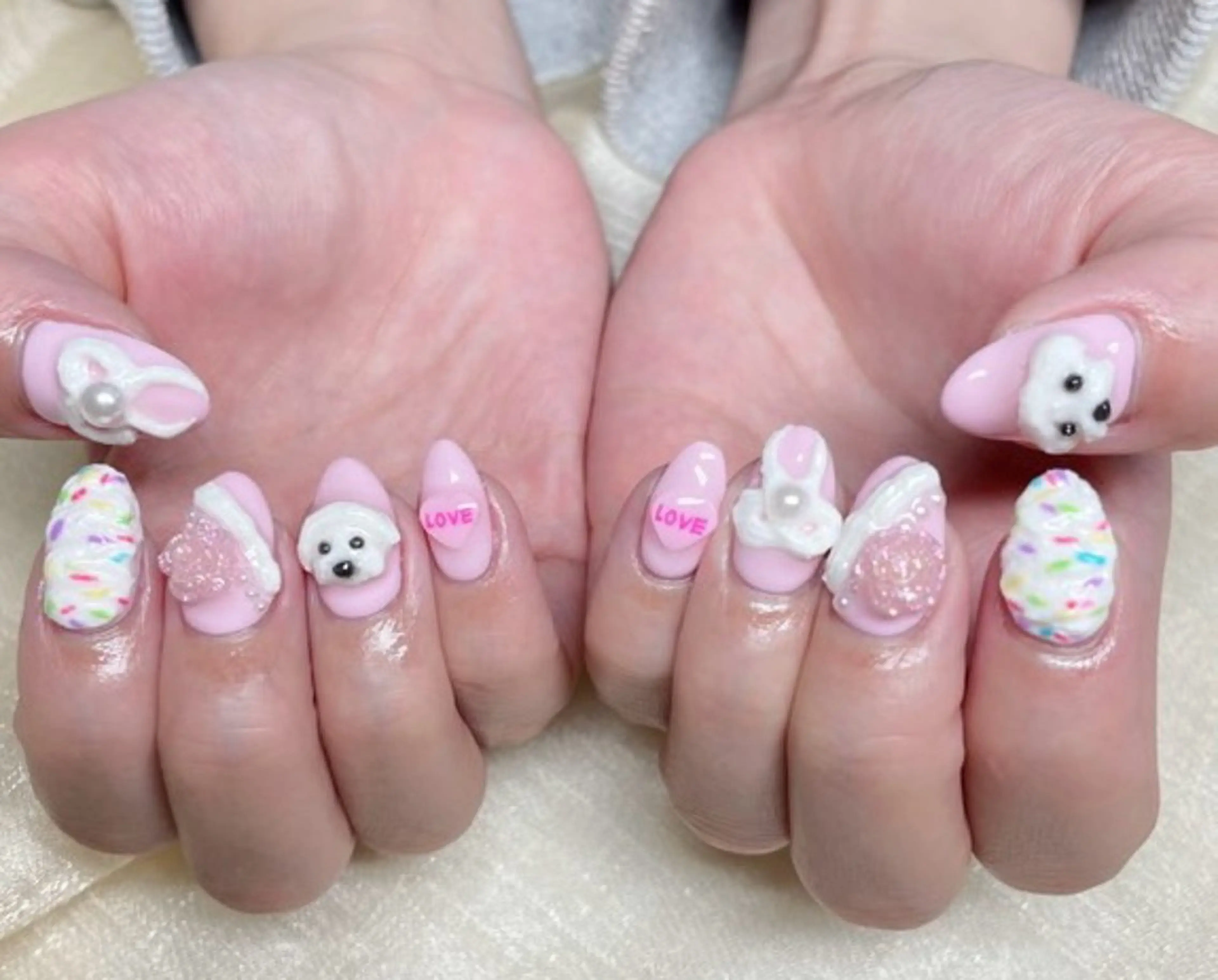 ネイル アヤメネイル 最新チップスカルプのネイルデザイン